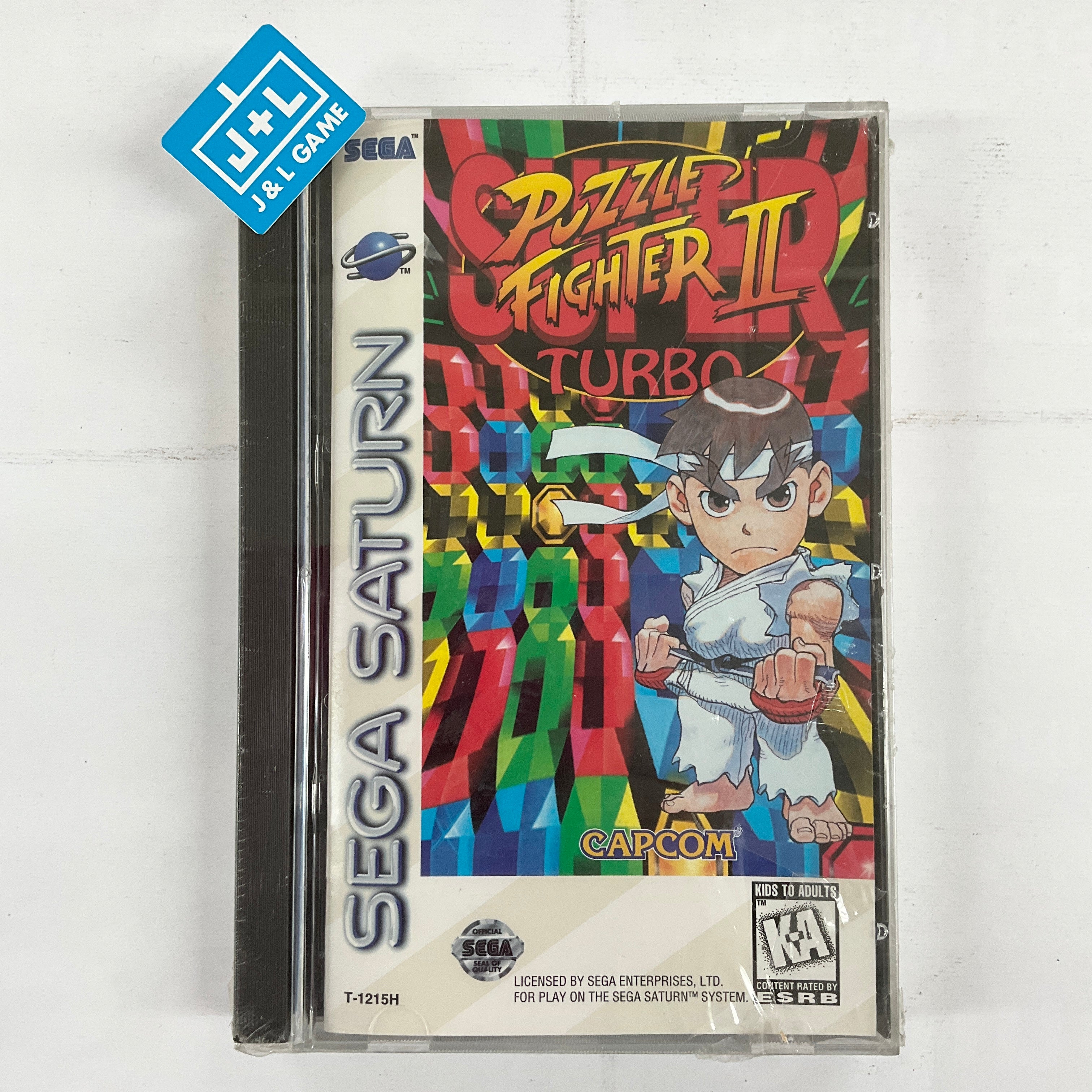 Super Puzzle Fighter II Turbo - (SS) SEGA Saturn Video Games Capcom   