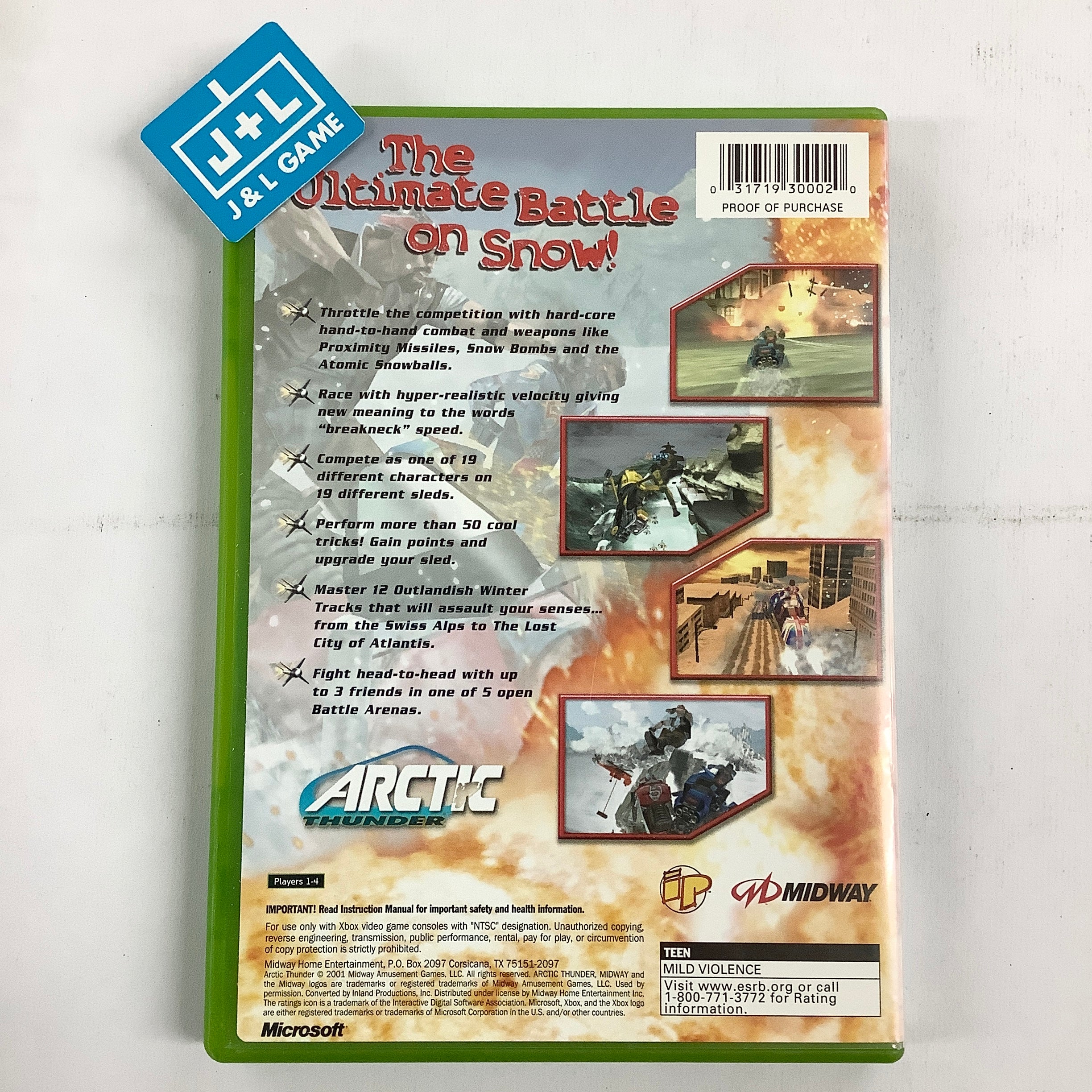 Arctic Thunder - (XB) Xbox [Pre-Owned] Video Games Midway   