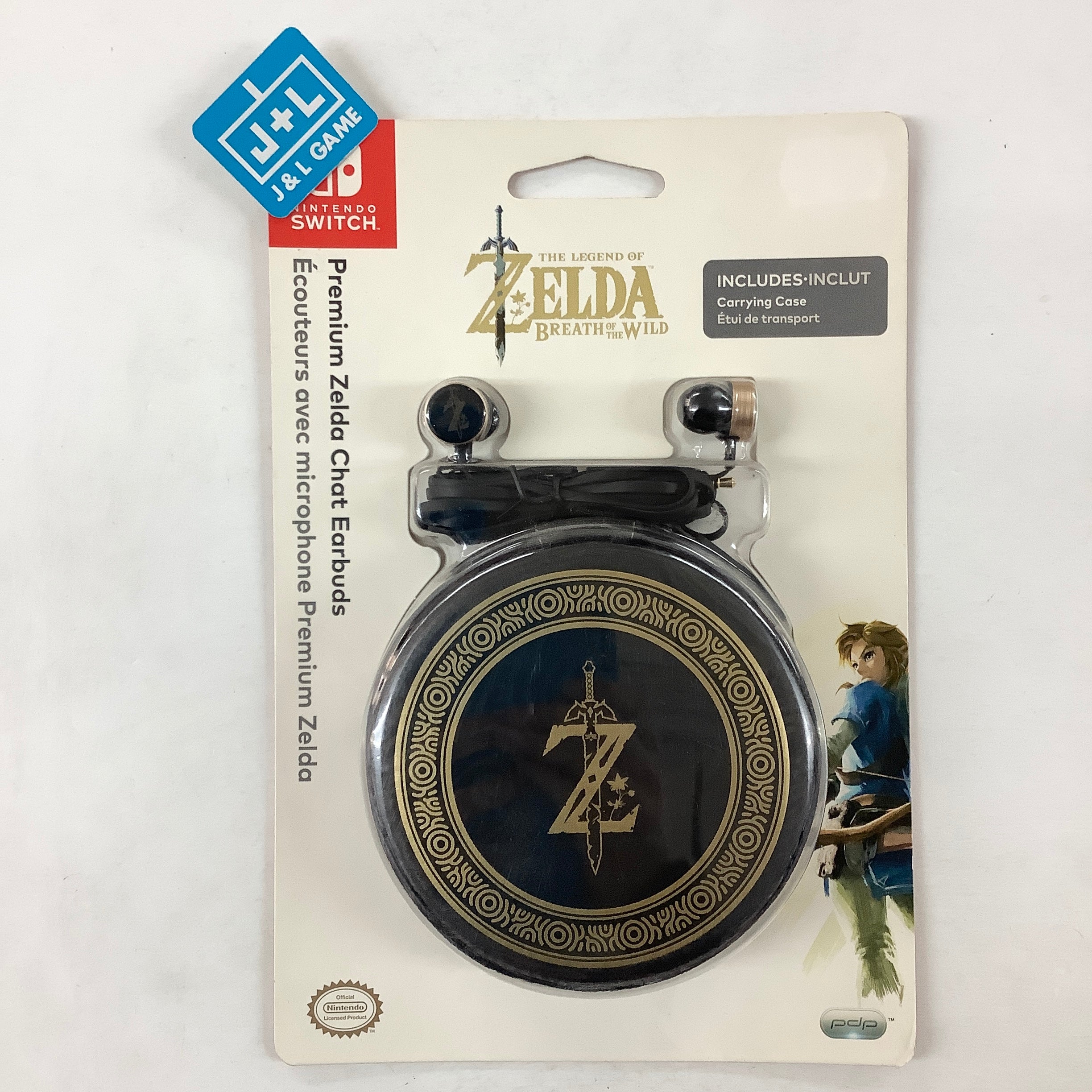 PDP Premium Zelda Chat Earbuds (The Legend of Zelda: Breath of the Wild) - (NSW) Nintendo Switch Accessories PDP   