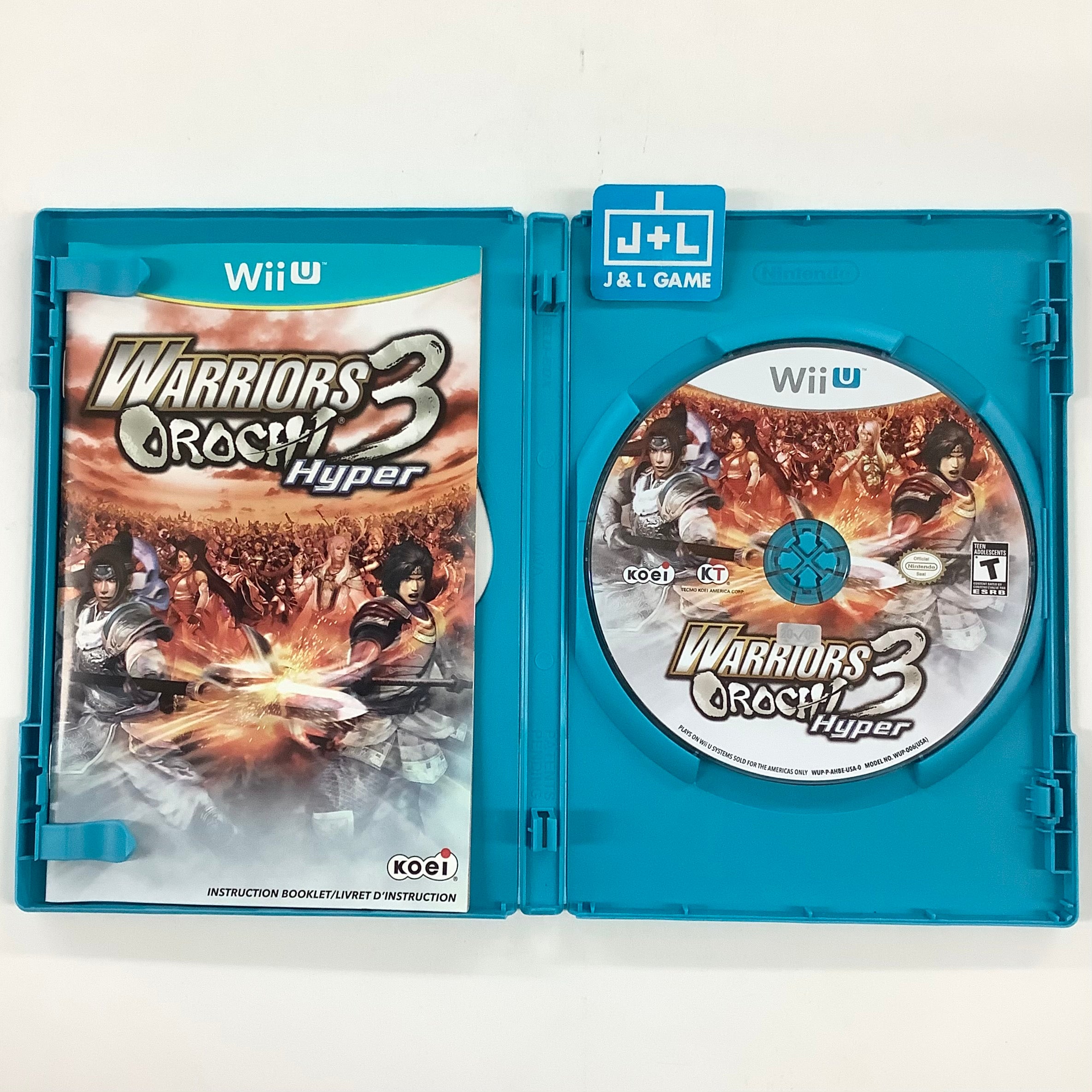 Warriors Orochi 3 Hyper - Nintendo Wii U [Pre-Owned] Video Games Tecmo Koei Games   