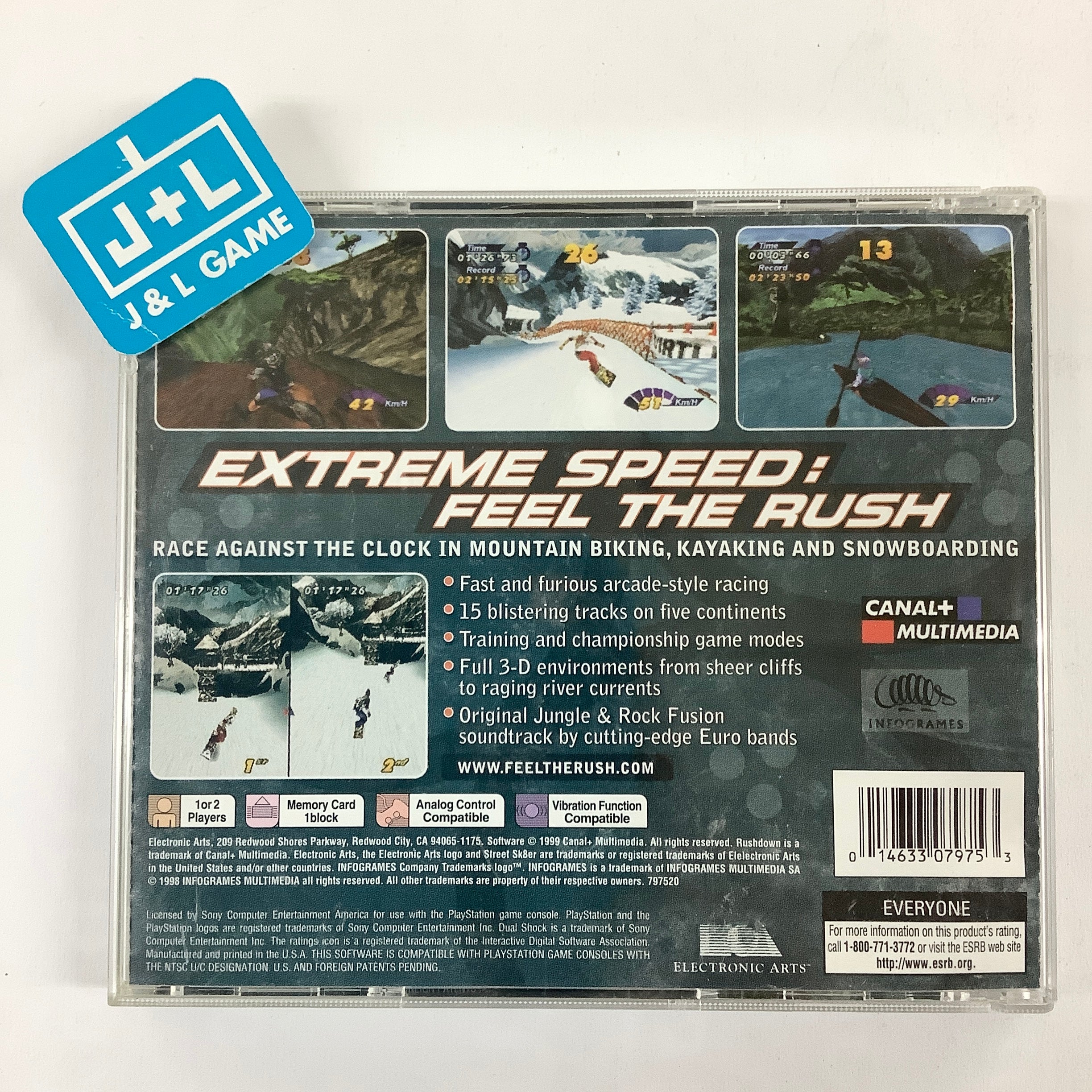 Rushdown - (PS1) PlayStation 1 [Pre-Owned] Video Games Electronic Arts   