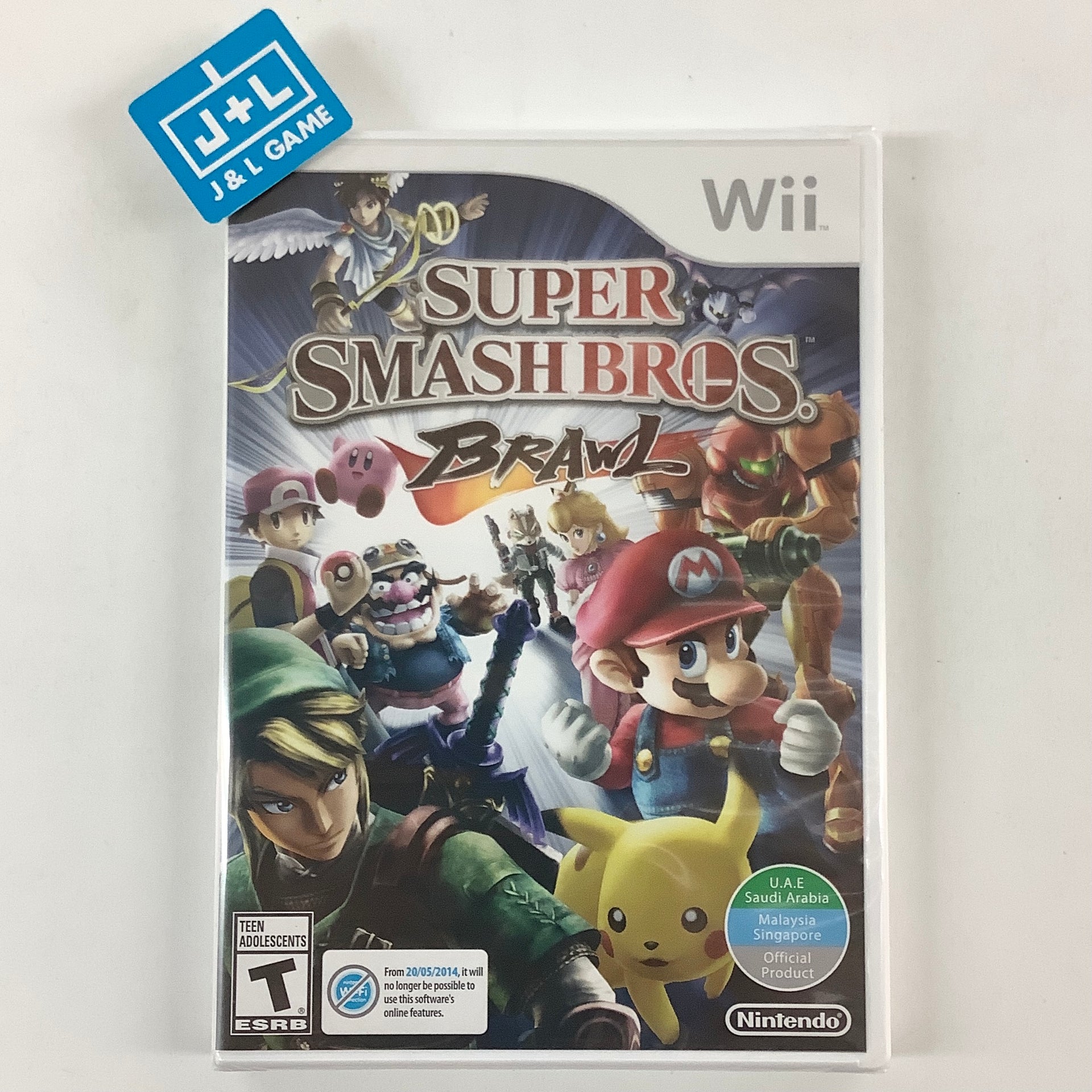 Super Smash Brawl Nintendo Wii (World Edition) J&L Game