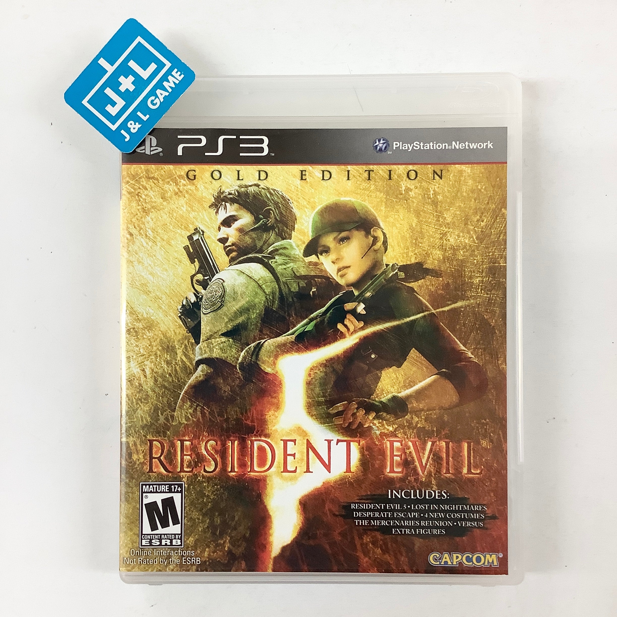 Resident Evil 5: Gold Edition - (PS3) PlayStation 3 [Pre-Owned] Video Games Capcom   