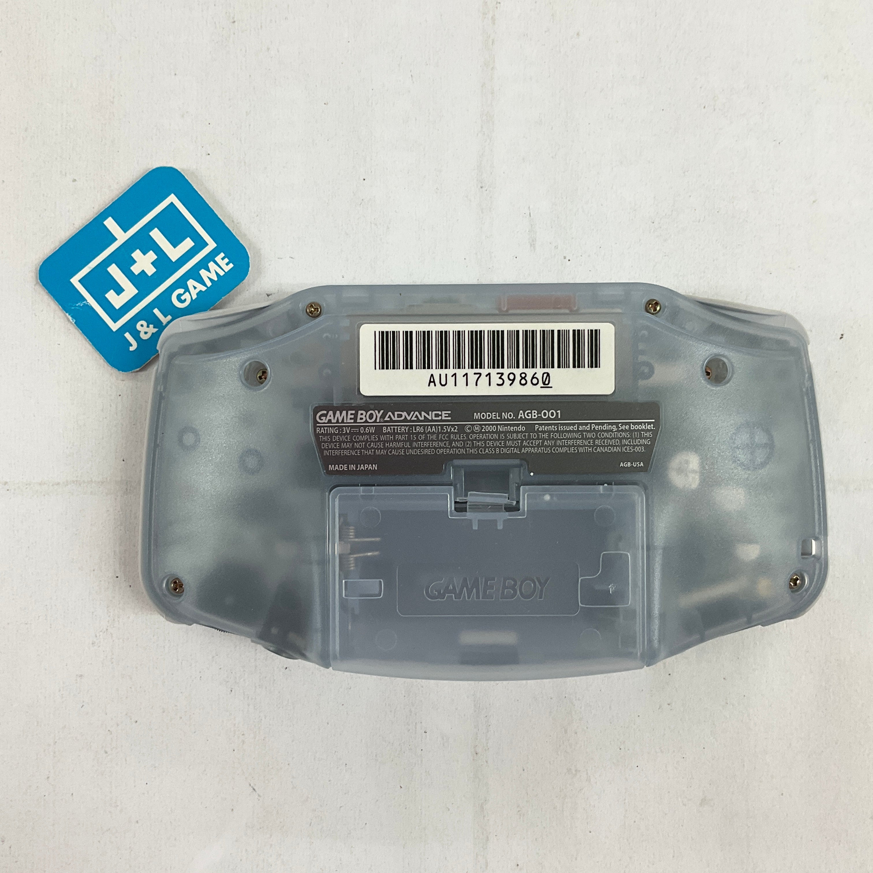 Nintendo Game Boy Advance (Glacier) - (GBA) Game Boy Advance [Pre-Owned] Consoles Nintendo   