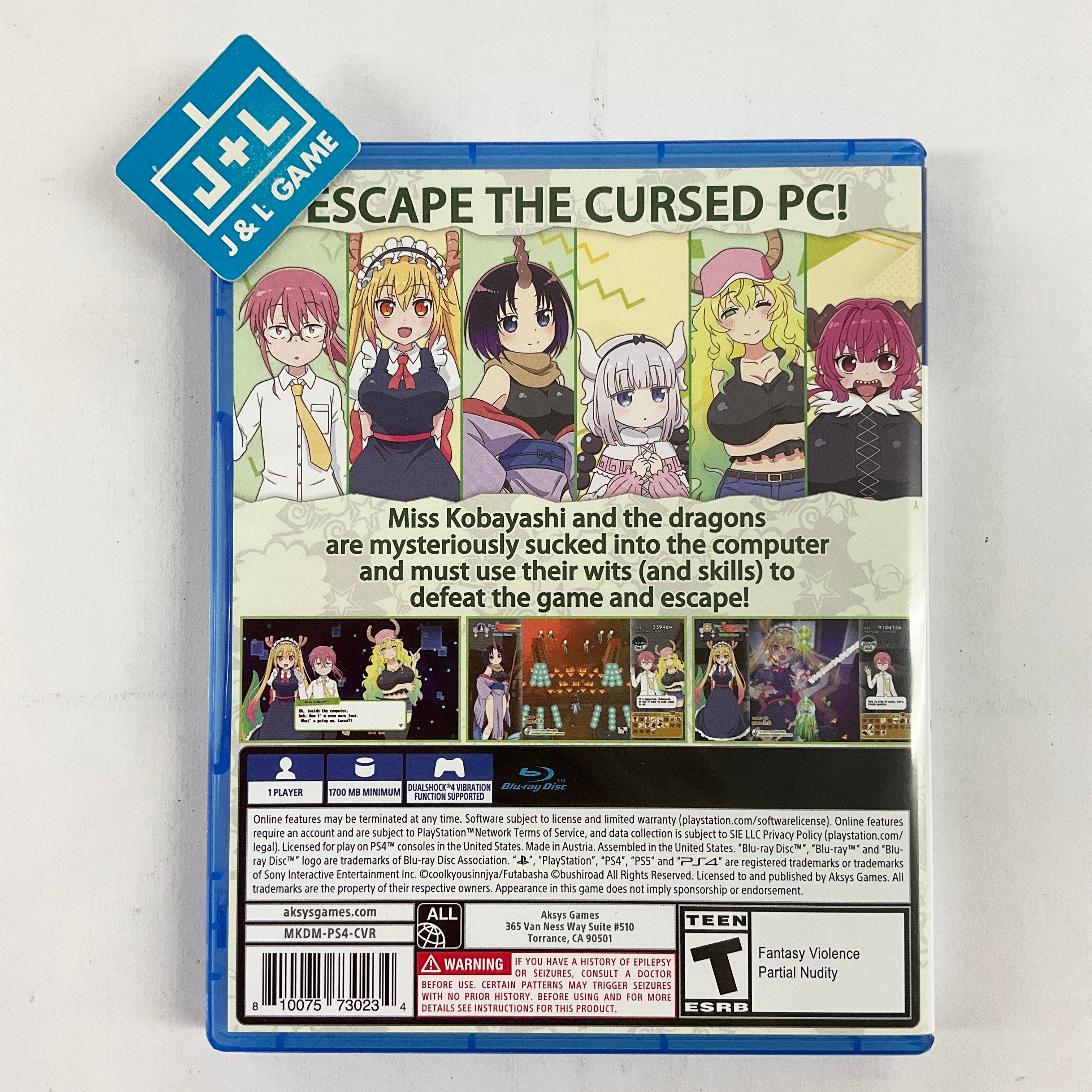 Miss Kobayashi’s Dragon Maid: Burst Forth!! Choro-gon☆Breath - (PS4) PlayStation 4 [UNBOXING] Video Games Aksys   