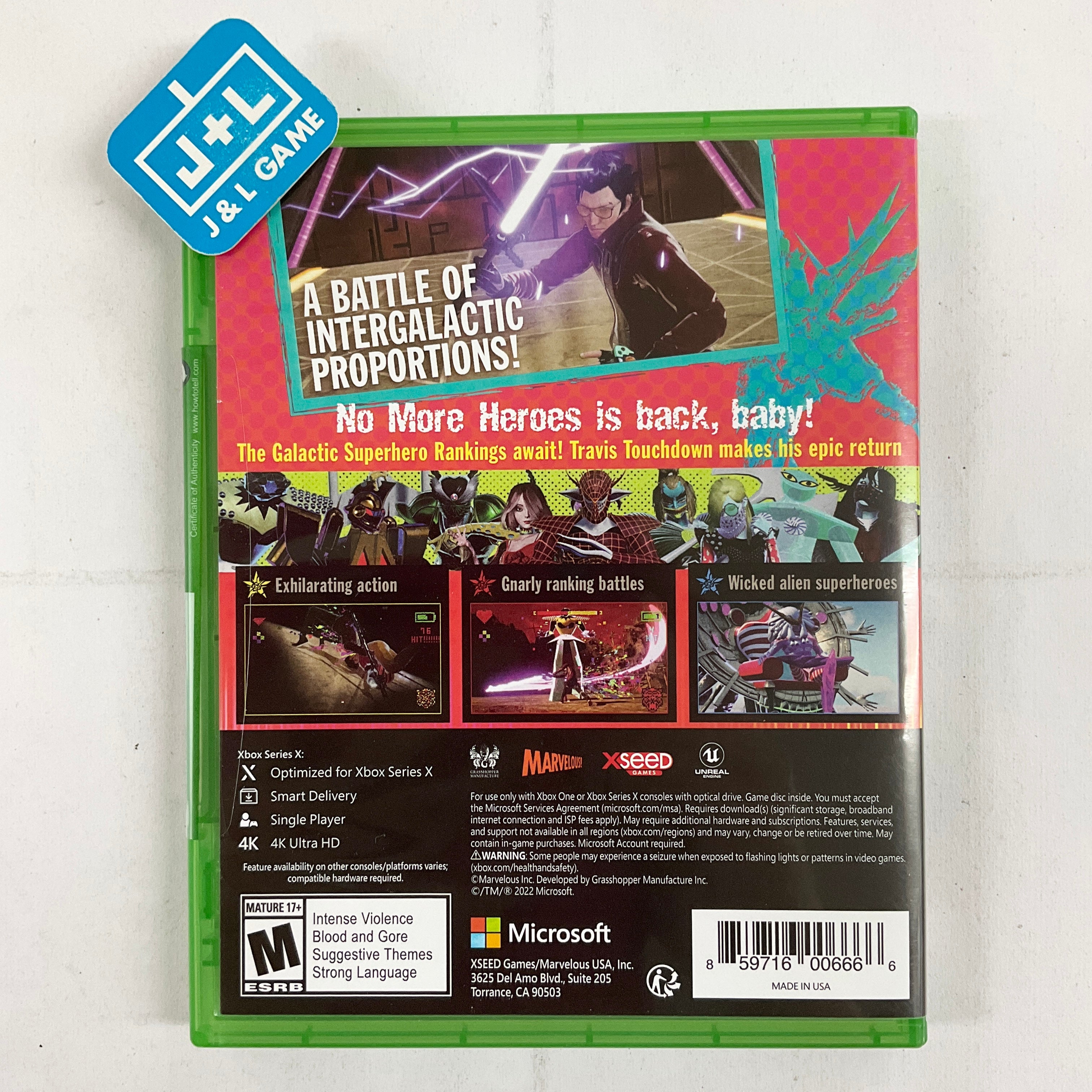 No More Heroes 3 – Day 1 Edition - (XSX) Xbox Series X [UNBOXING] Video Games XSEED Games   