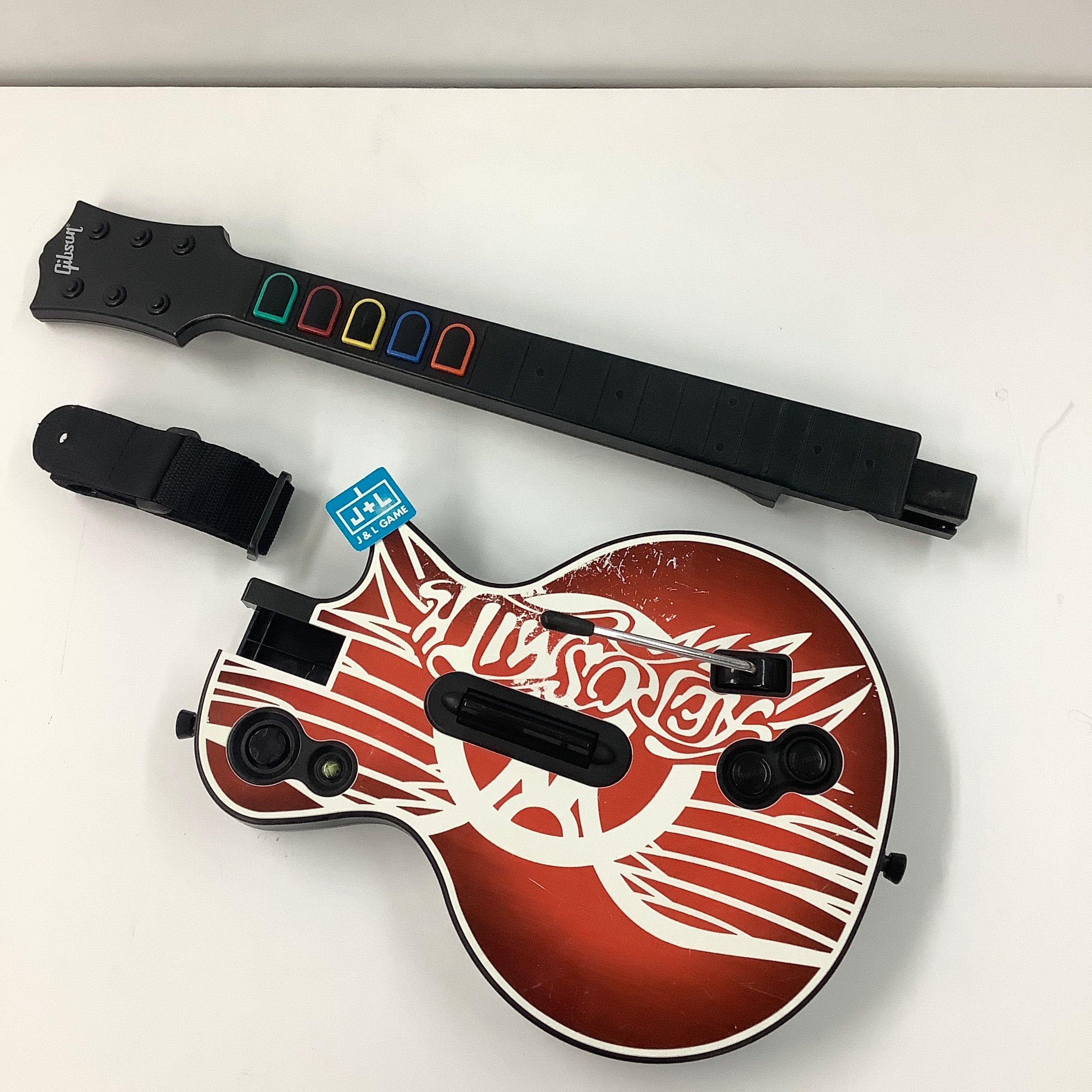 Guitar Hero Wireless Guitar Controller (Aerosmith) - Xbox 360 [Pre-Owned] Video Games ACTIVISION   
