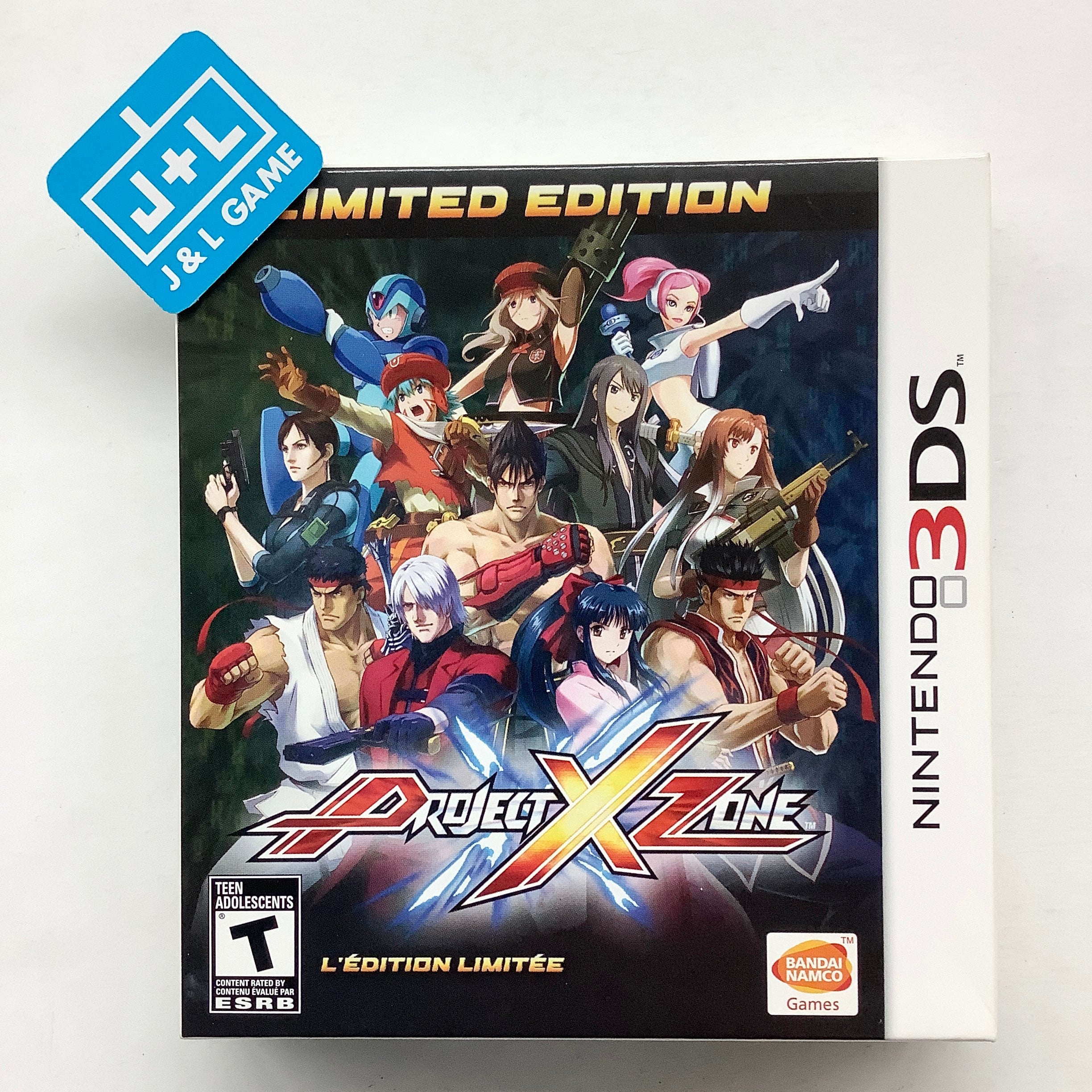 Project X Zone (Limited Edition) - Nintendo 3DS [Pre-Owned] Video Games Namco Bandai Games   