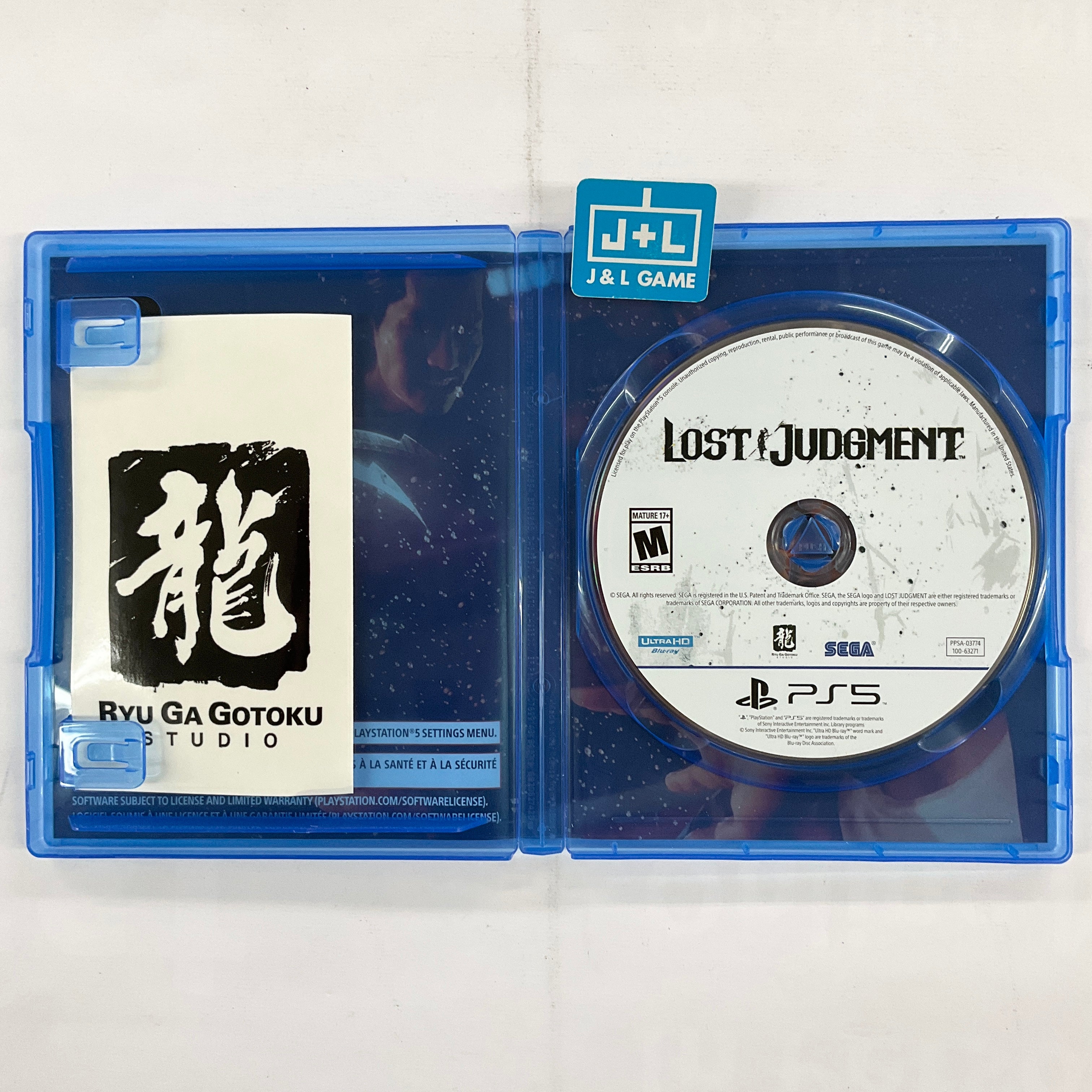 Lost Judgment - (PS5) PlayStation 5 [UNBOXING] Video Games SEGA   
