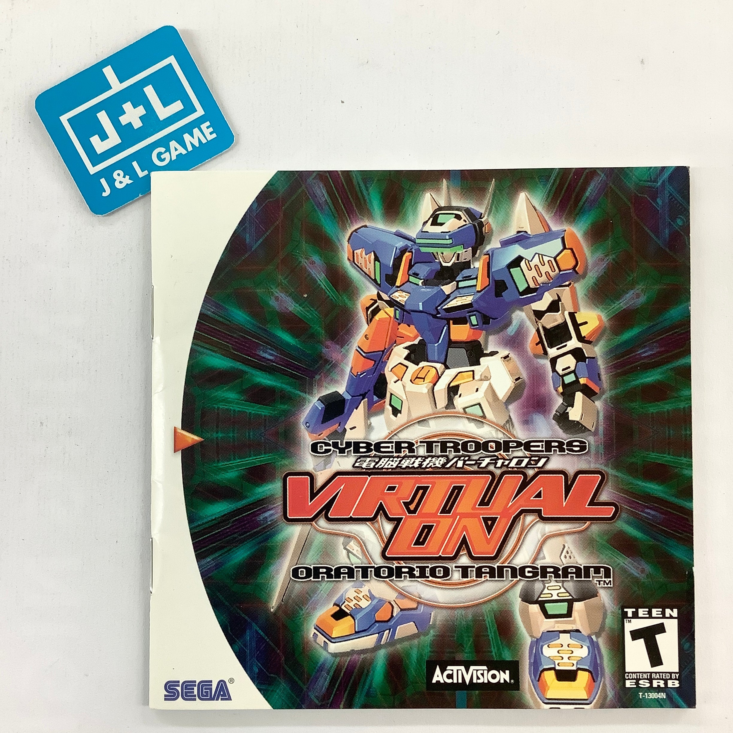 Cyber Troopers Virtual On: Oratorio Tangram - (DC) SEGA Dreamcast [Pre-Owned] Video Games Activision   