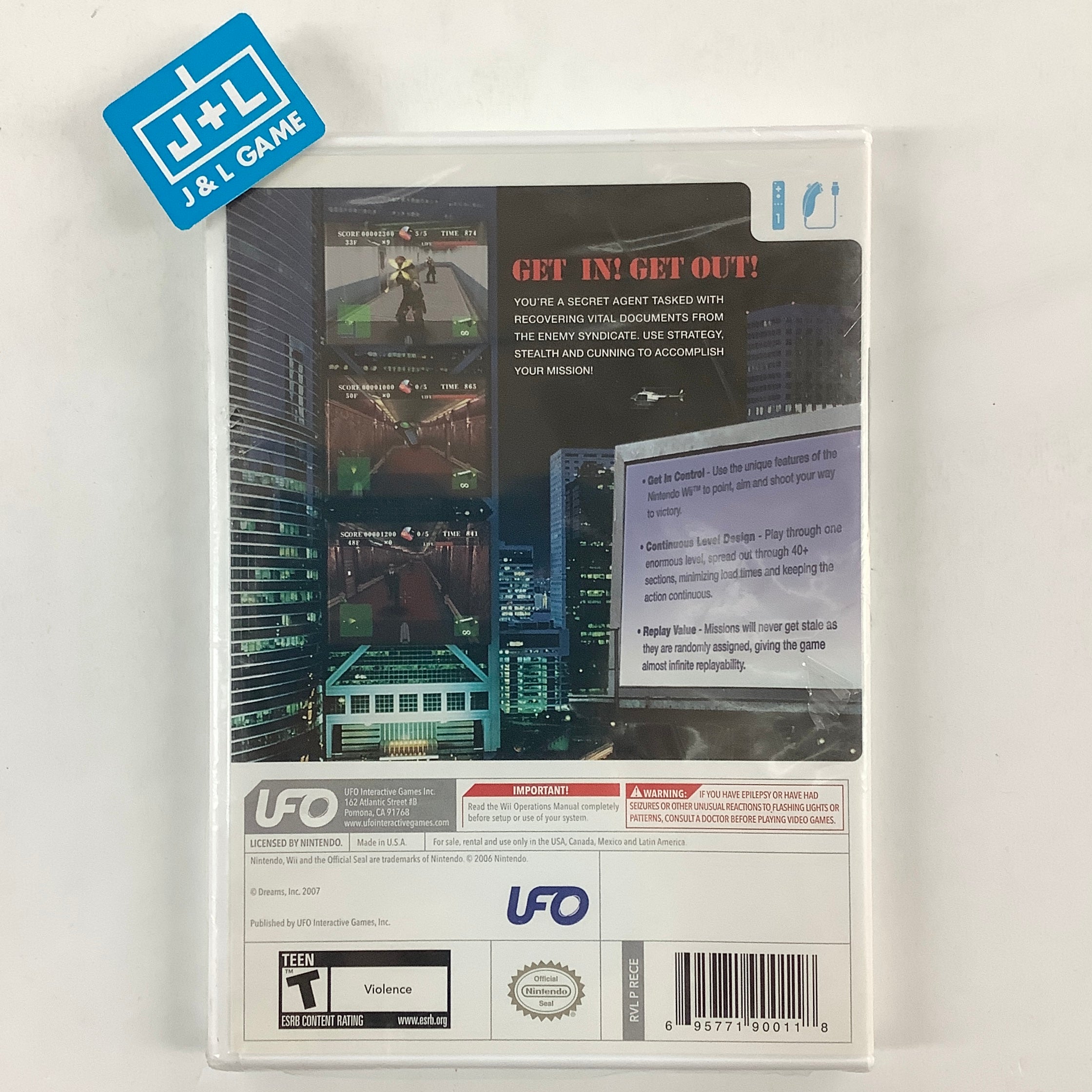 Spy Games: Elevator Mission - Nintendo Wii Video Games Tommo   