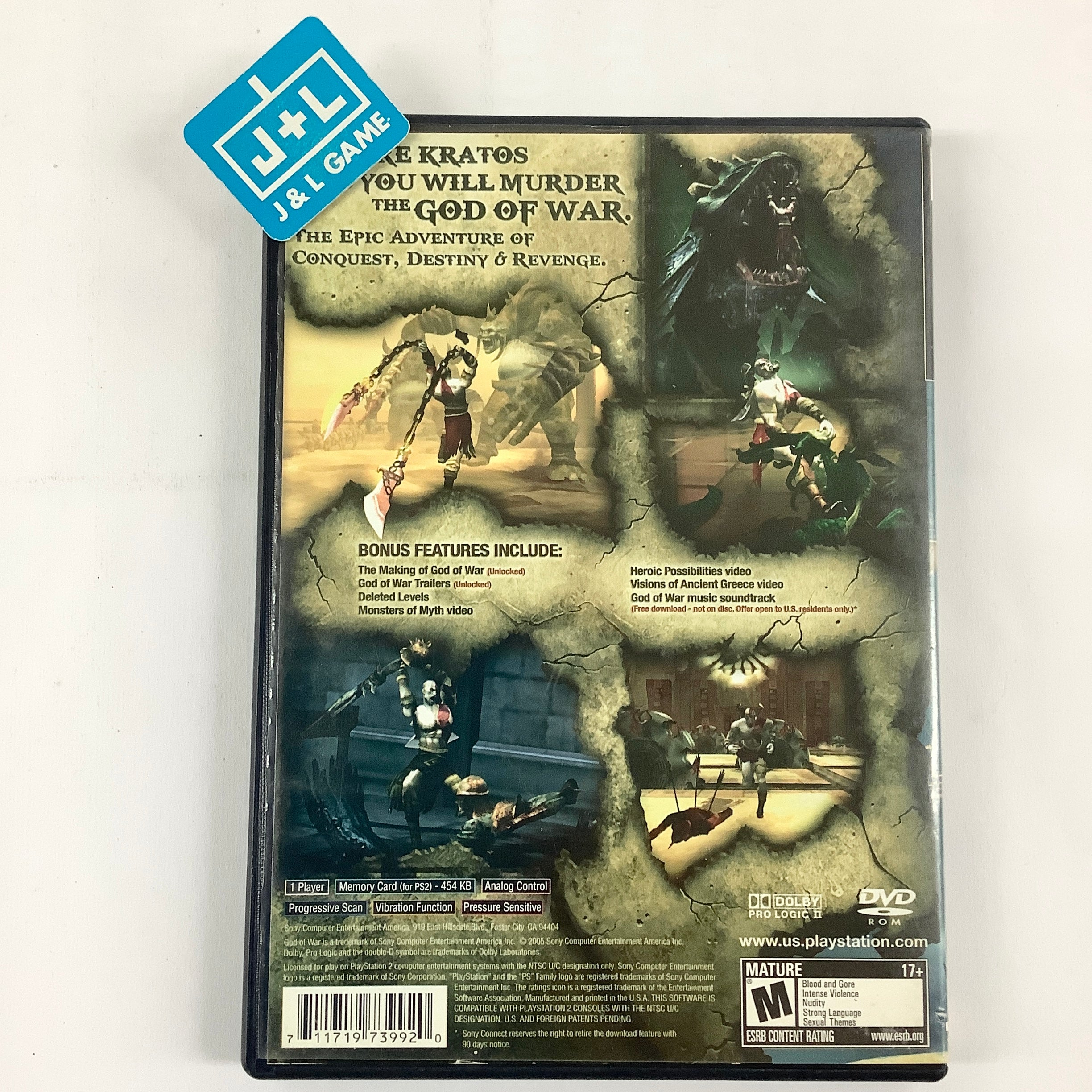 God of War - (PS2) PlayStation 2 [Pre-Owned] Video Games Sony   