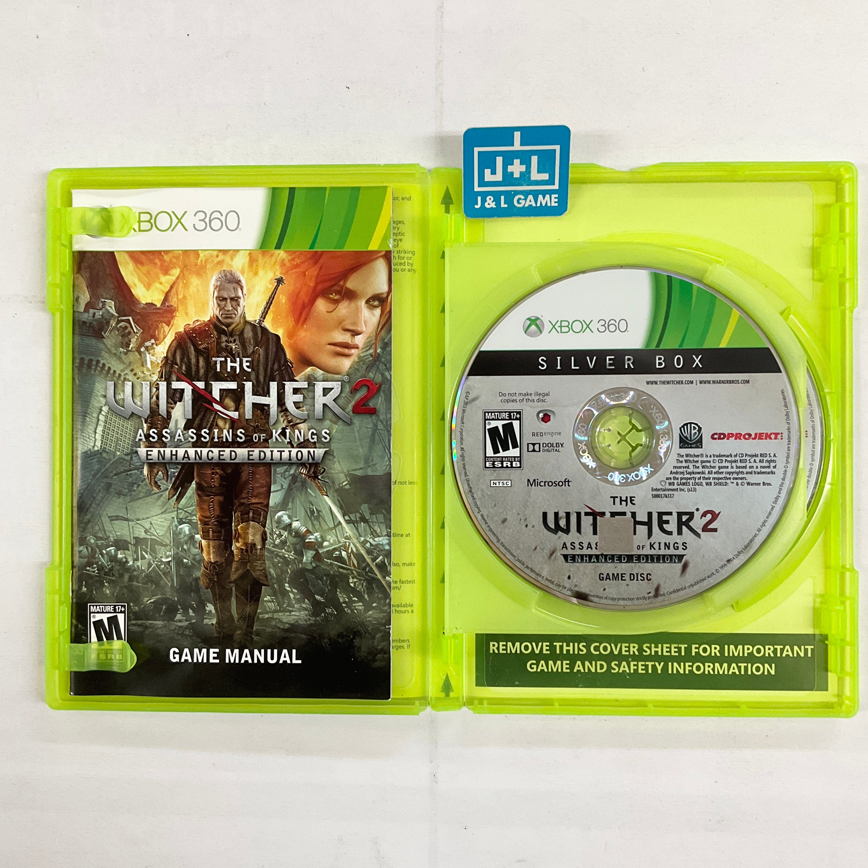 The Witcher 2: Assassins of Kings (Enhanced Edition Silver Box) - Xbox 360 [Pre-Owned] Video Games WB Games   