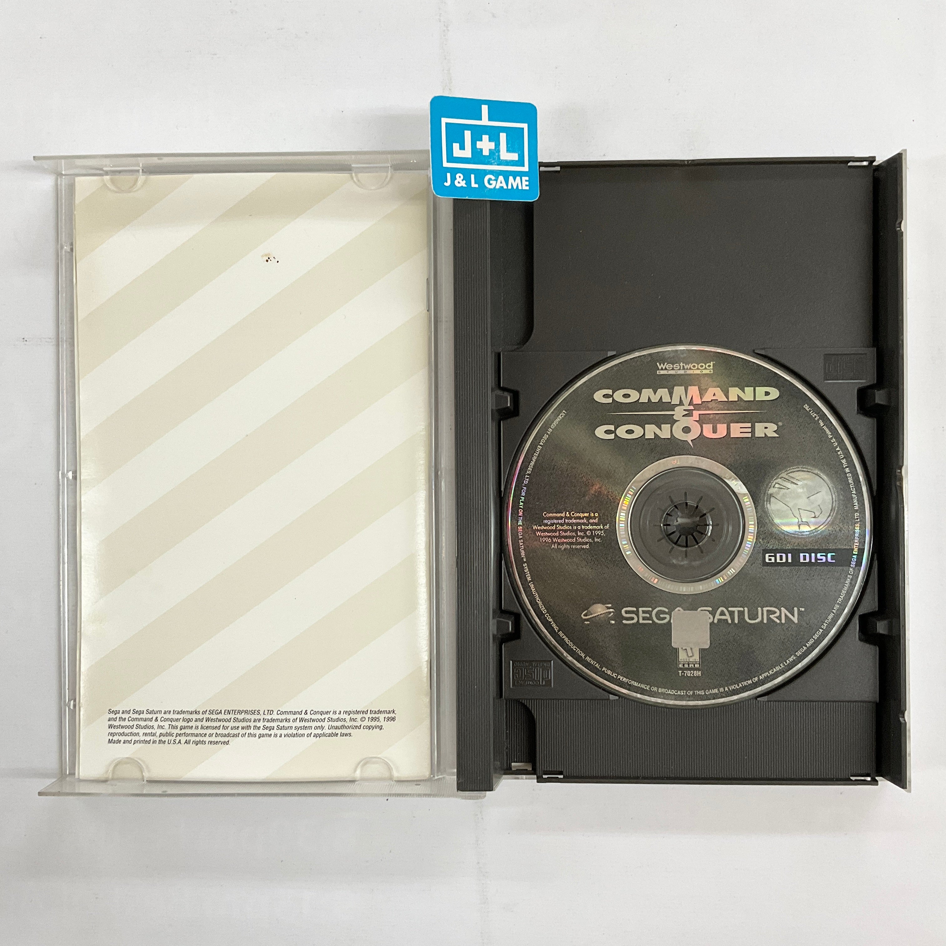 Command & Conquer - (SS) SEGA Saturn [Pre-Owned] Video Games Westwood Studios   