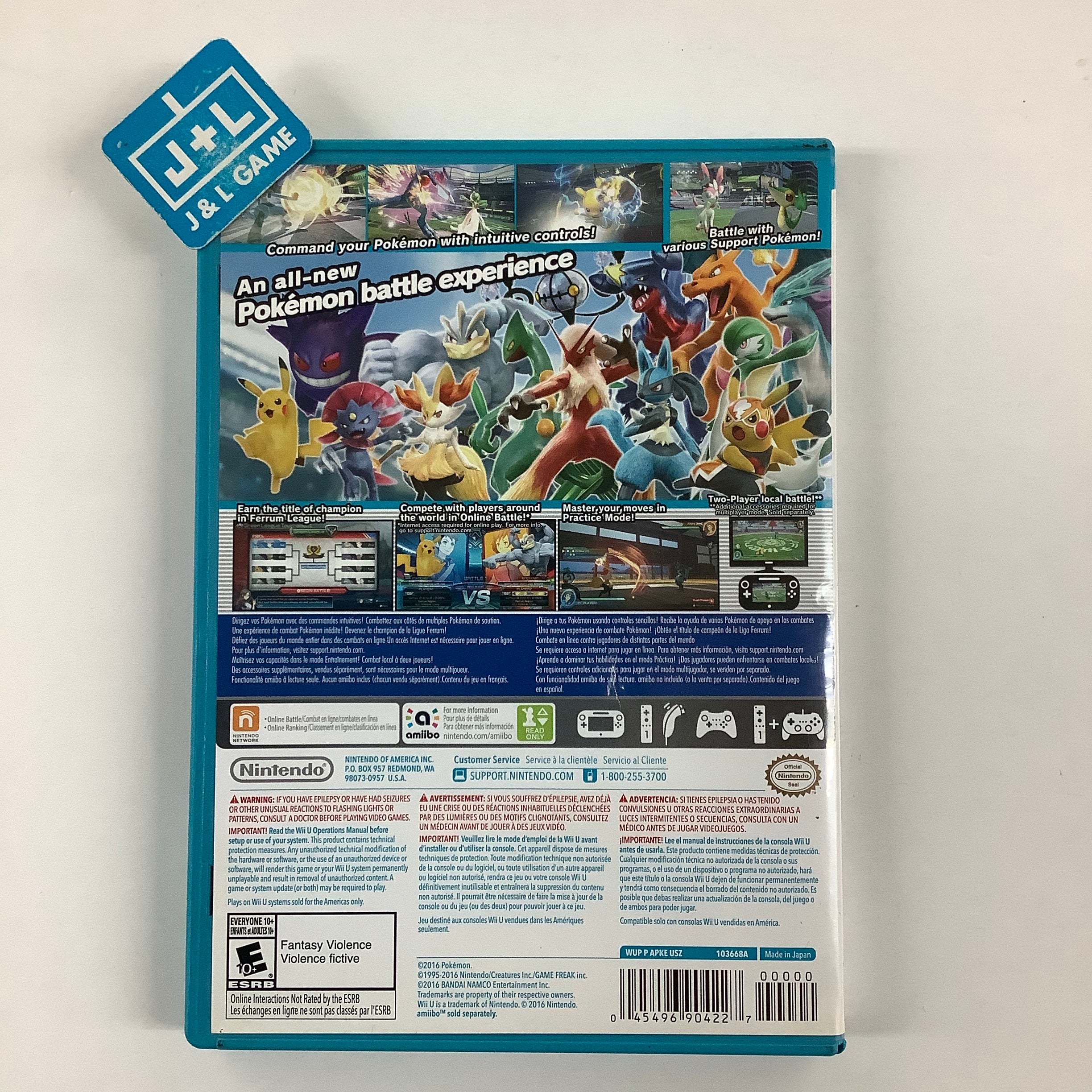 Pokken Tournament - Nintendo Wii U [Pre-Owned] Video Games Nintendo   
