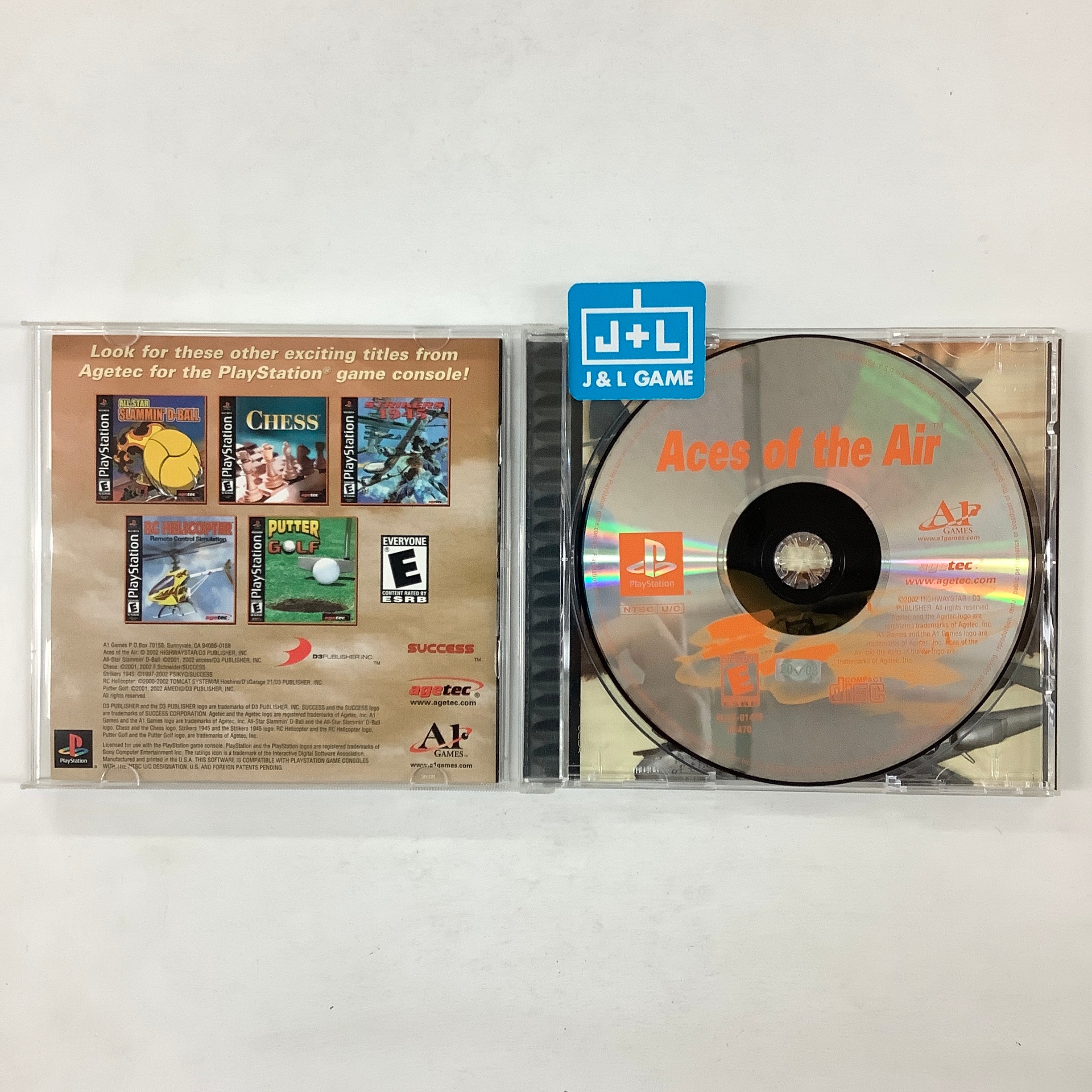 Aces of the Air - (PS1) PlayStation 1 [Pre-Owned] Video Games Agetec   