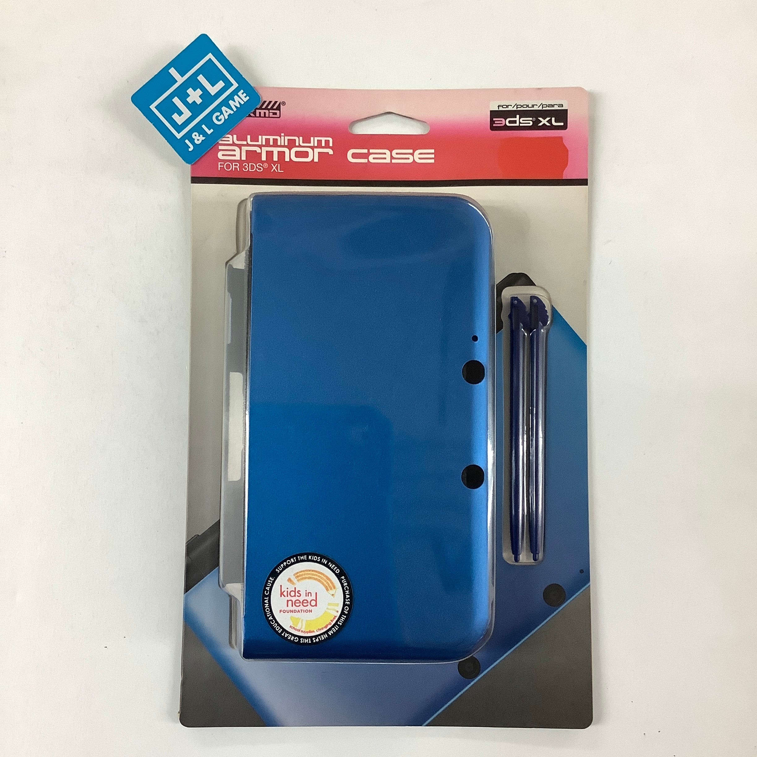 KMD Aluminum Armor Case for 3DS XL (Blue) - Nintendo 3DS | J&L Game