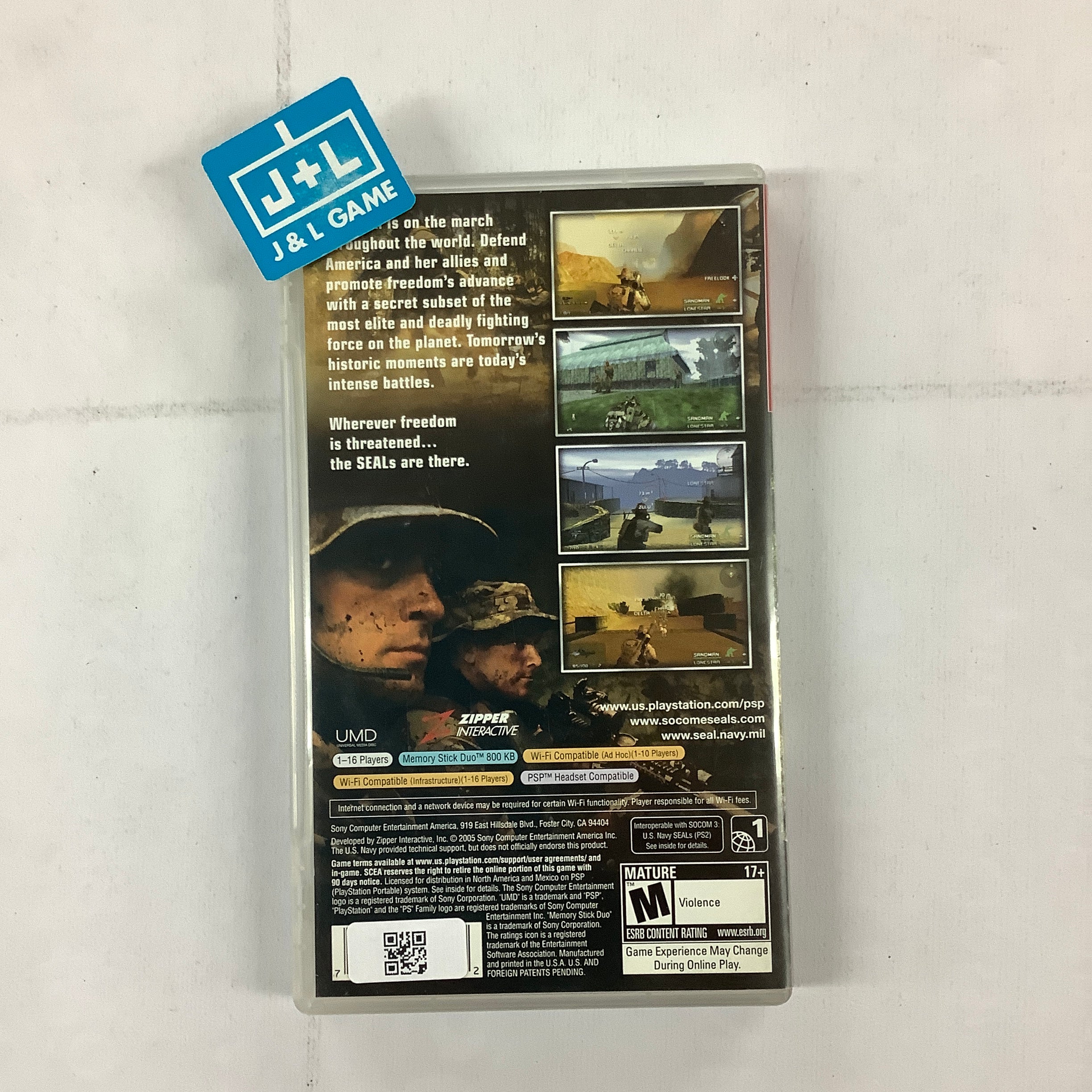SOCOM: U.S. Navy SEALs Fireteam Bravo (Greatest Hits) - Sony PSP [Pre-Owned] Video Games SCEA   