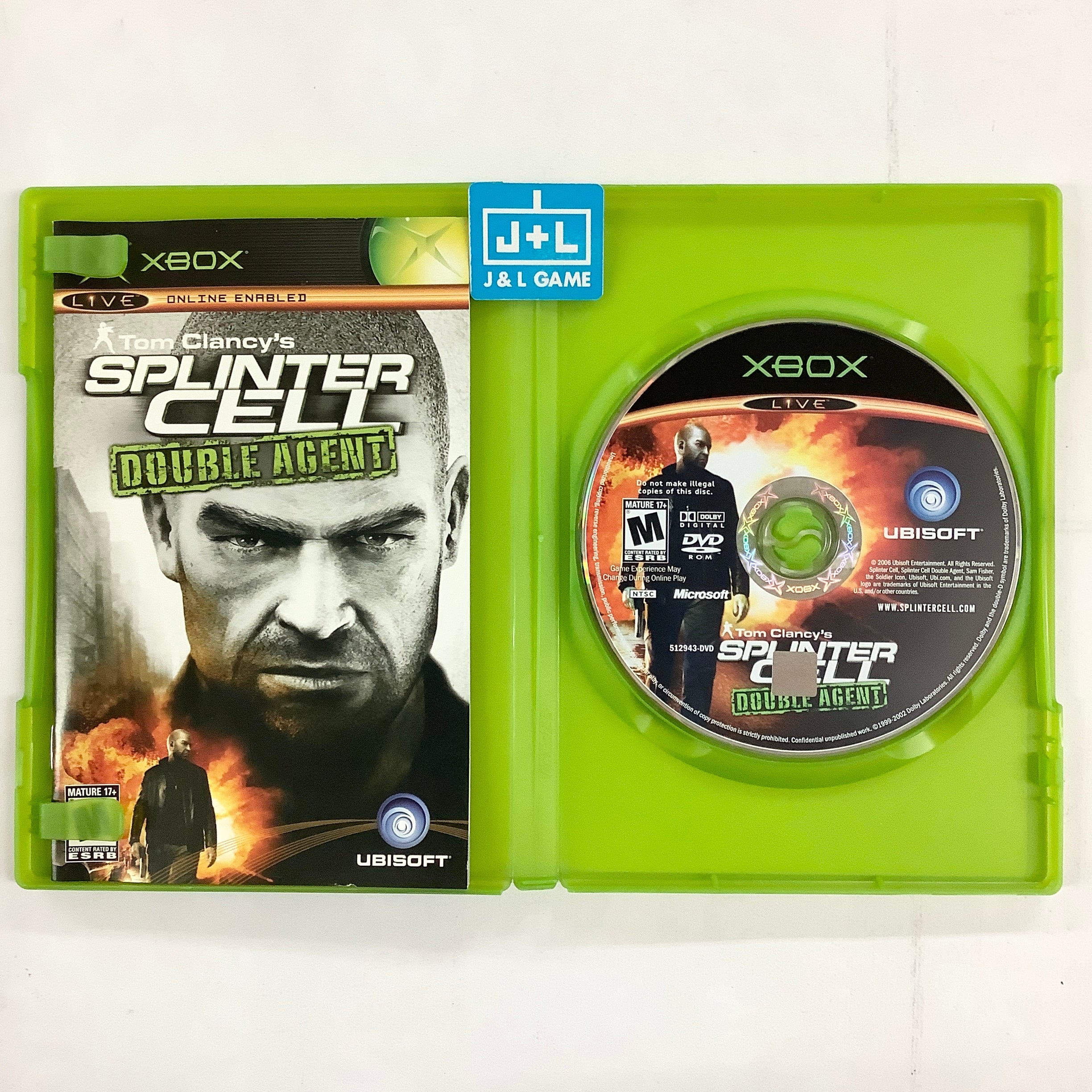 Tom Clancy's Splinter Cell Double Agent - (XB) Xbox [Pre-Owned] Video Games Ubisoft   