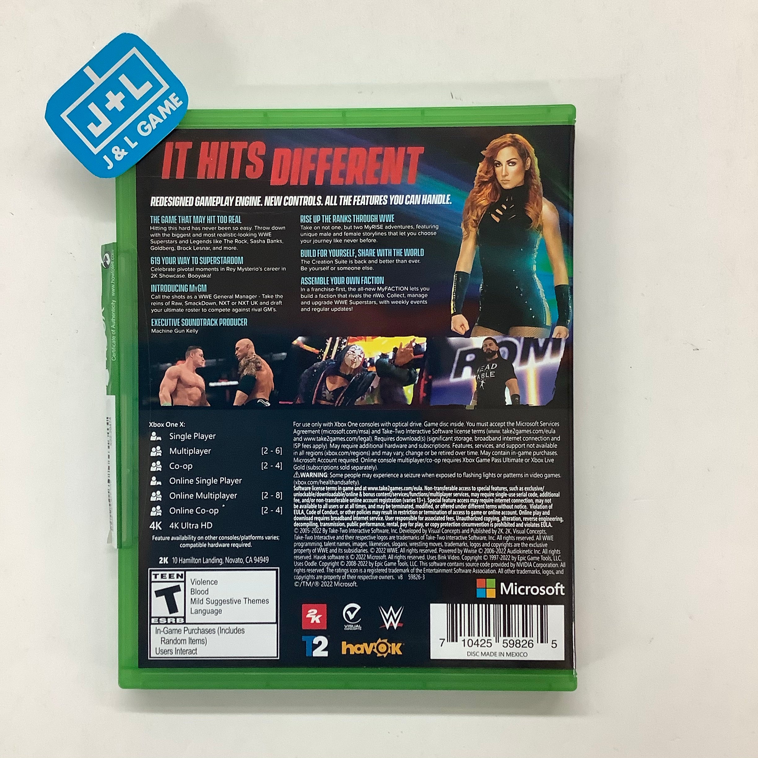 WWE 2K22 - (XB1) Xbox One [UNBOXING] Video Games 2K   