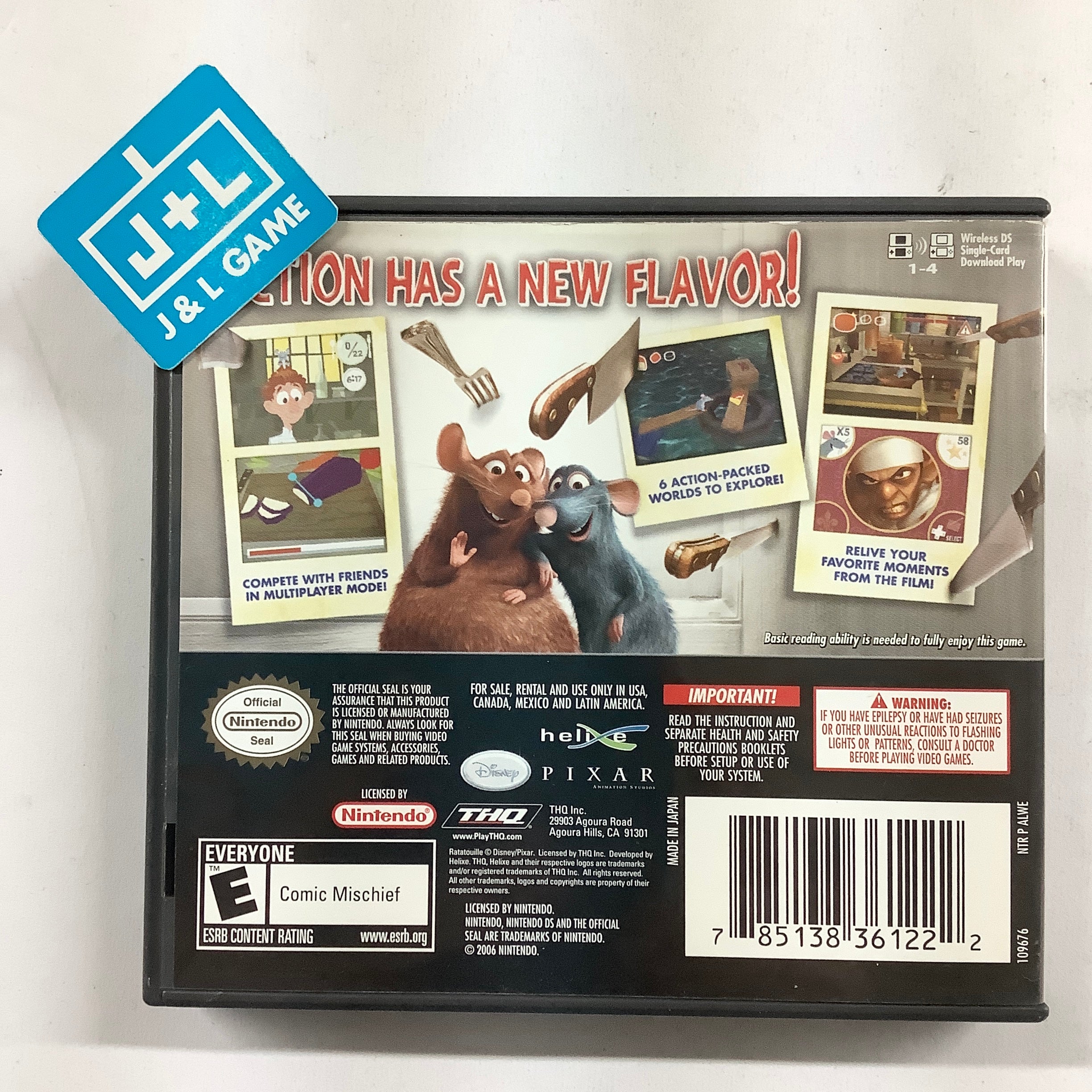 Ratatouille - (NDS) Nintendo DS [Pre-Owned] Video Games THQ   