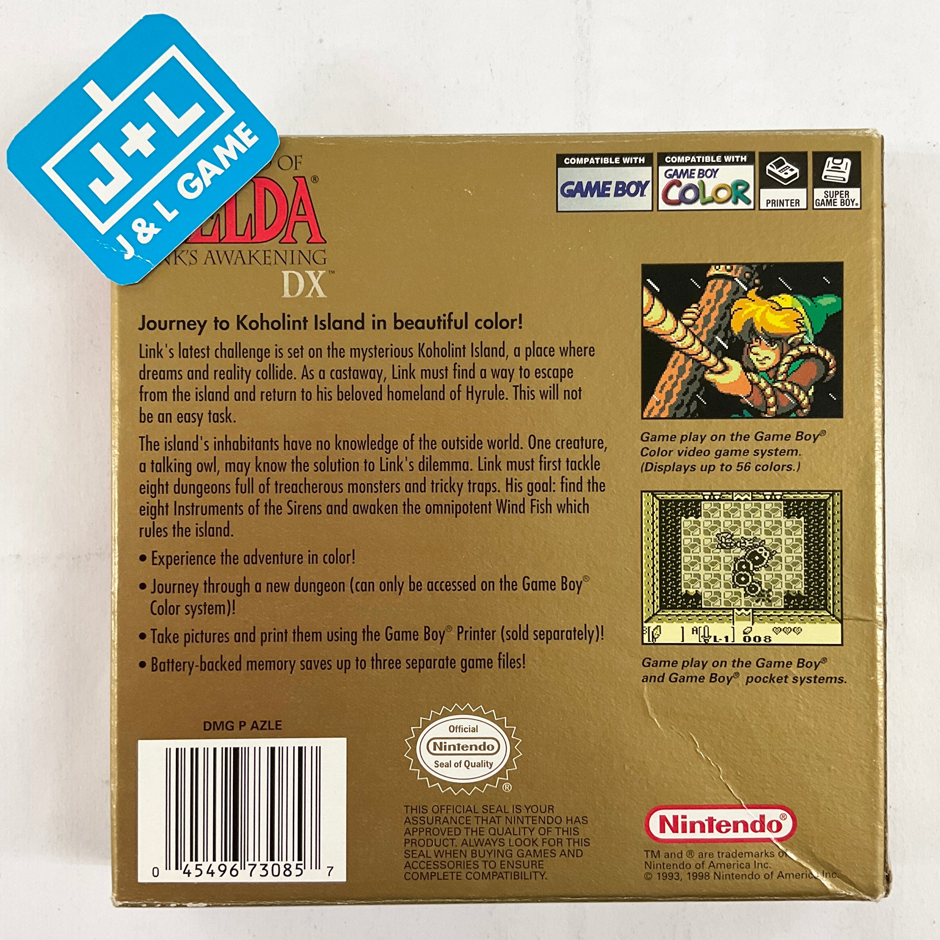 The Legend of Zelda: Link's Awakening DX - (GBC) Game Boy Color [Pre-Owned] Video Games Nintendo   