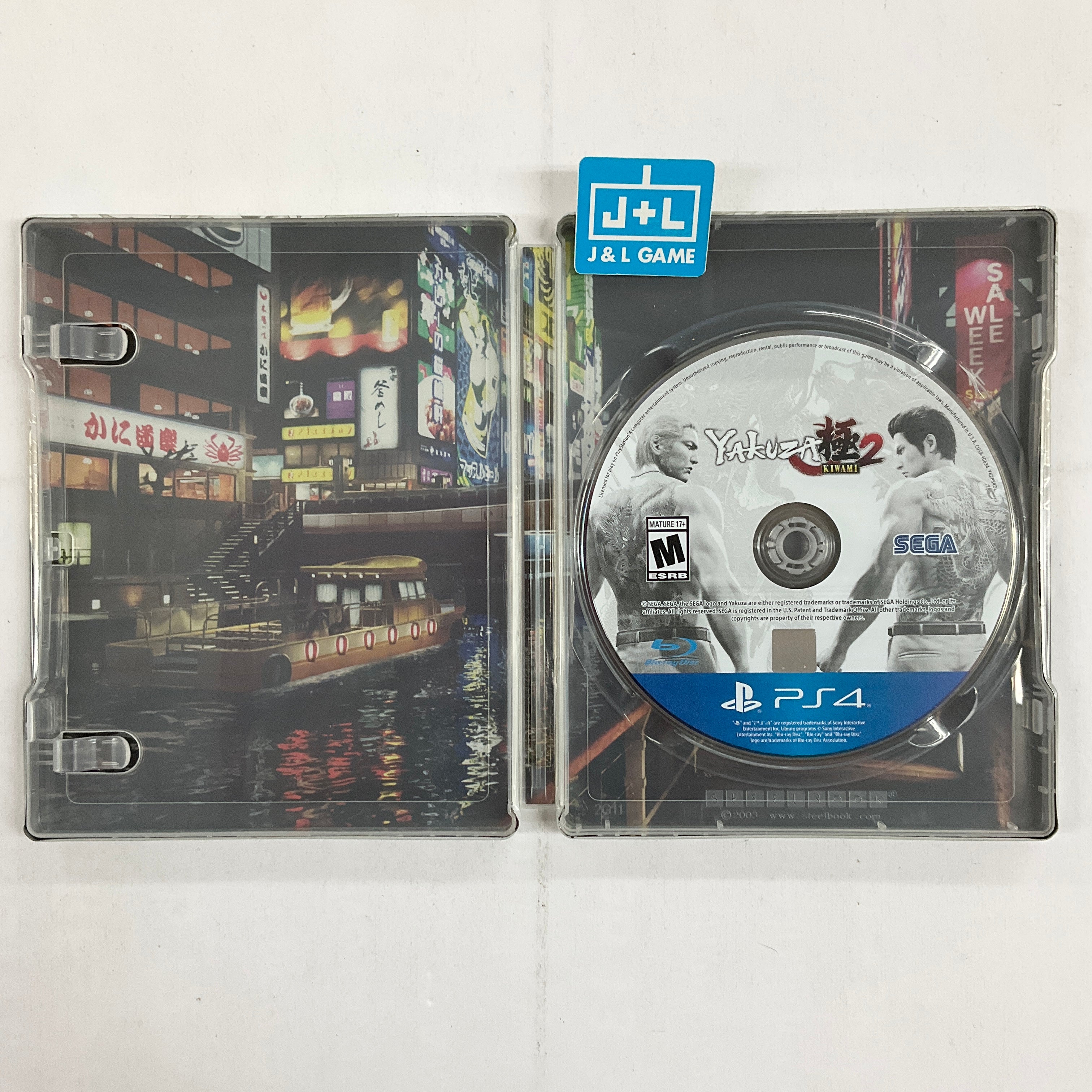 Yakuza Kiwami 2 (SteelBook Edition) - (PS4) PlayStation 4 [Pre-Owned] Video Games SEGA