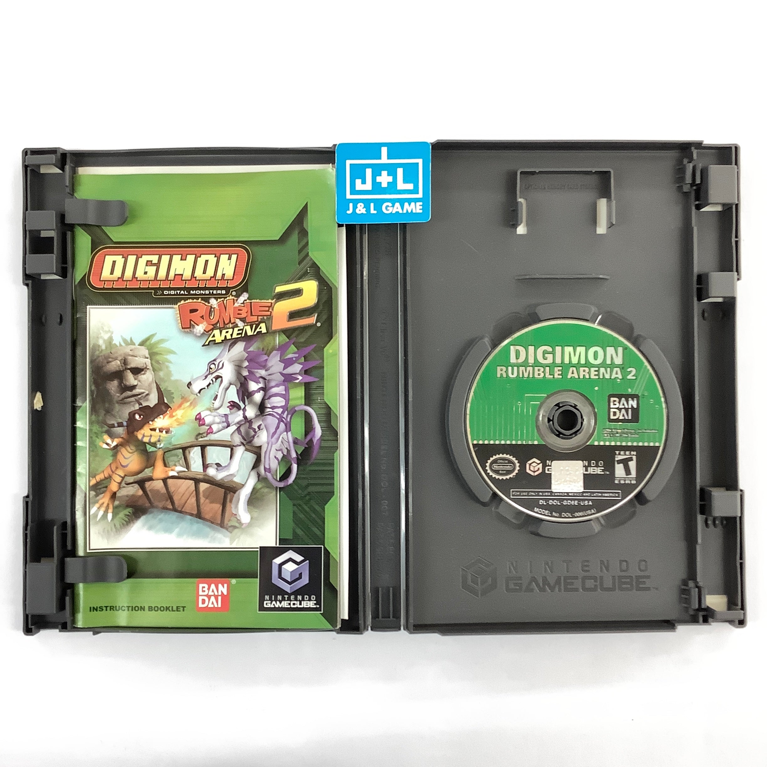 Digimon Rumble Arena 2 - (GC) GameCube [Pre-Owned] Video Games Bandai   