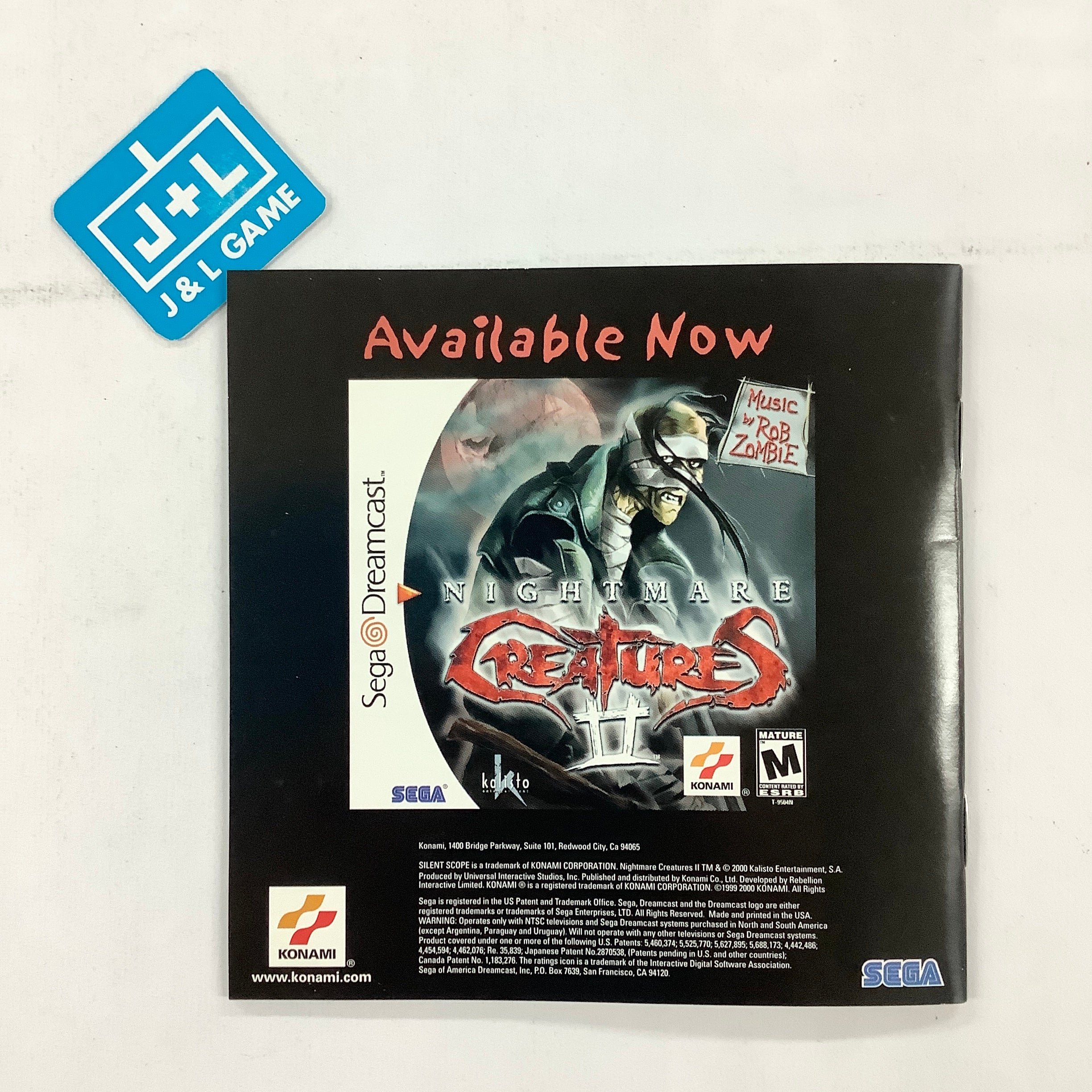 Silent Scope - (DC) SEGA Dreamcast  [Pre-Owned] Video Games Konami   