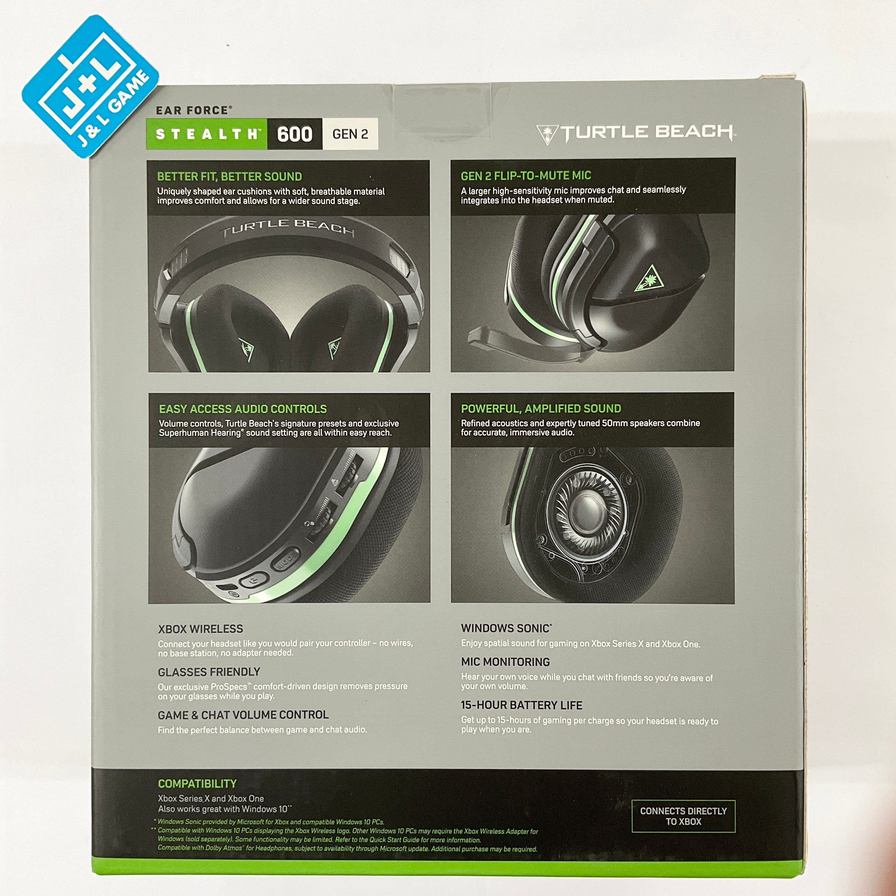 Turtle Beach Stealth 600 Gen 2 Wireless Gaming Headset (Black) - (XB1) XBox One Accessories Turtle Beach   