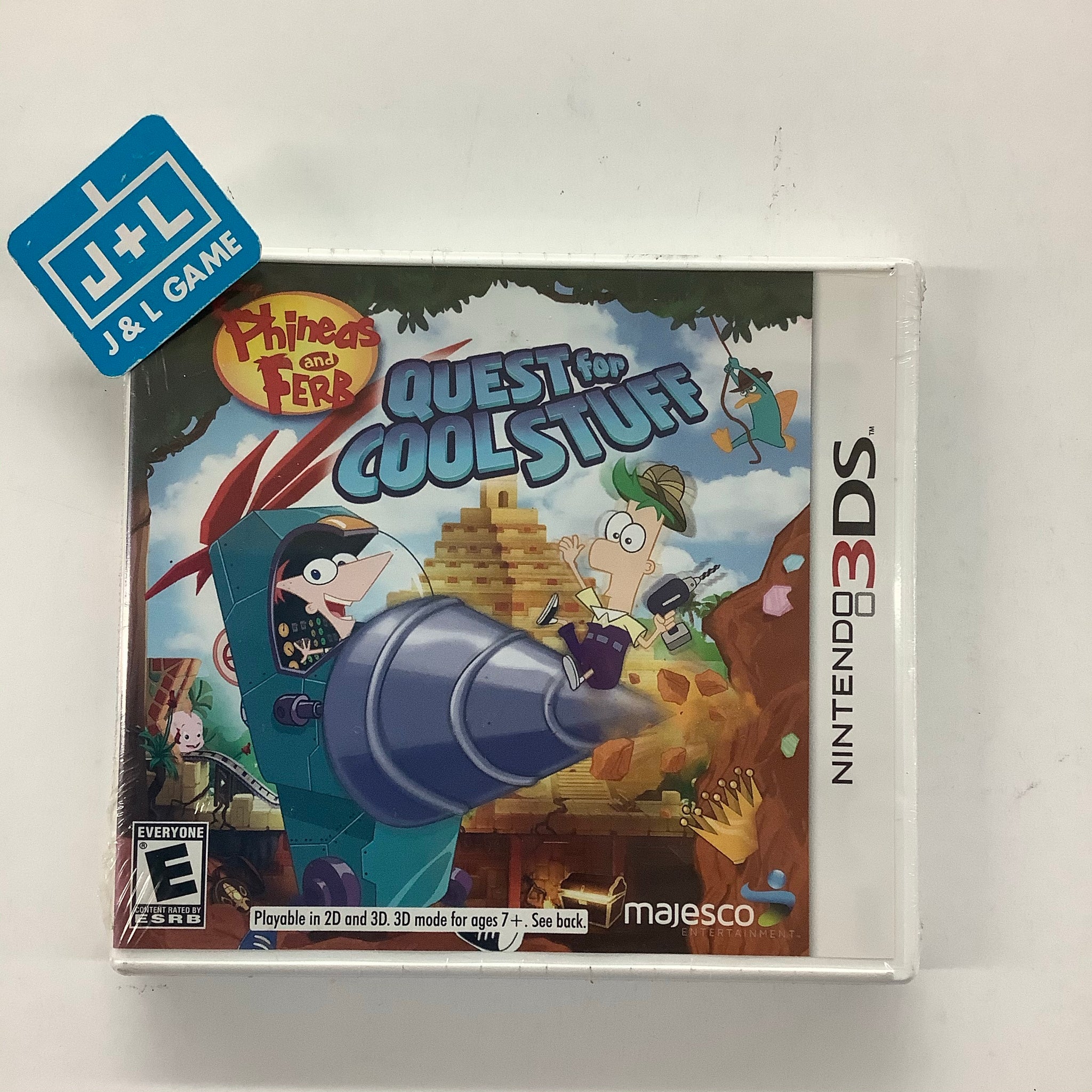 Phineas and Ferb: Quest for Cool Stuff - Nintendo 3DS Video Games Majesco   