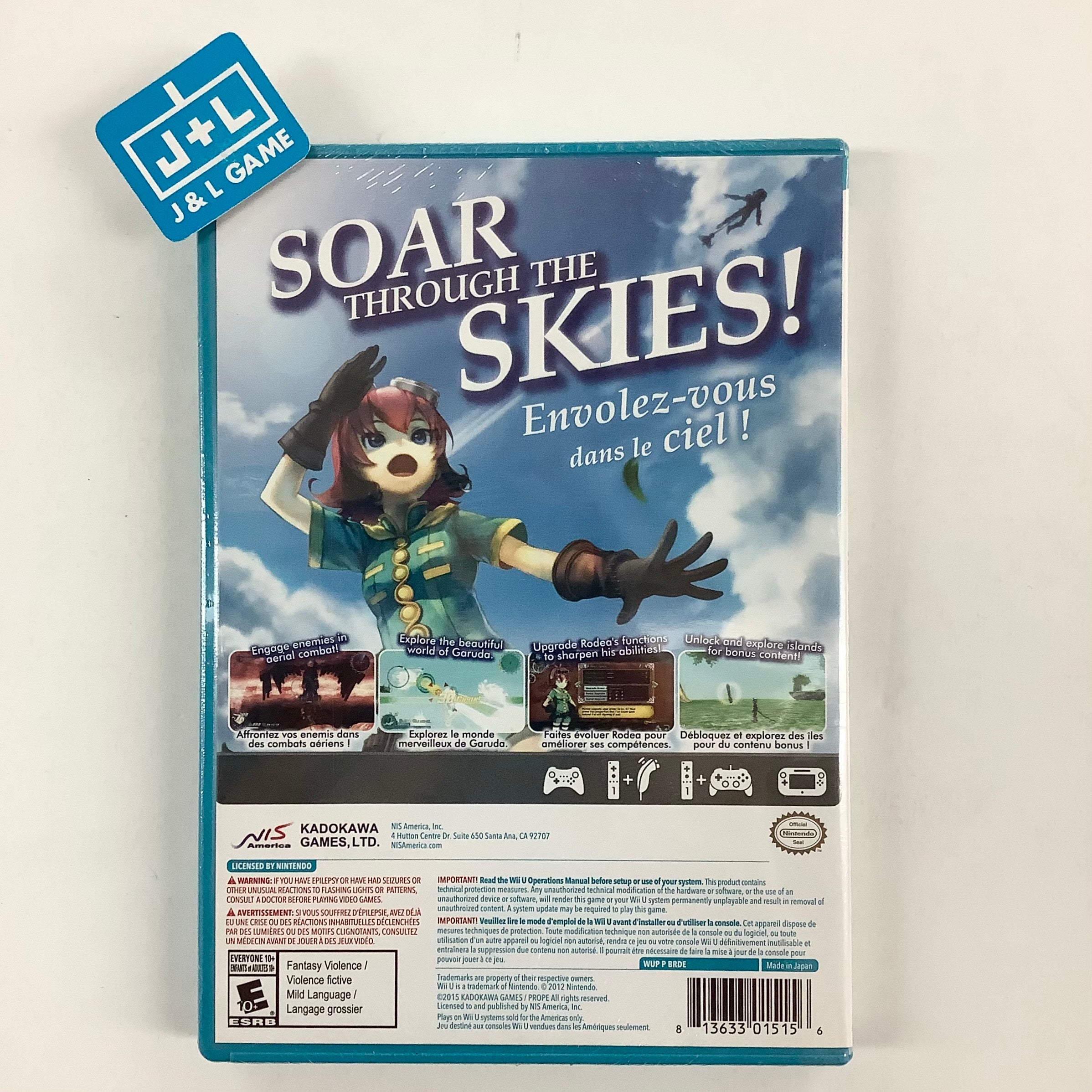 Rodea the Sky Soldier - Nintendo Wii U Video Games NIS America   