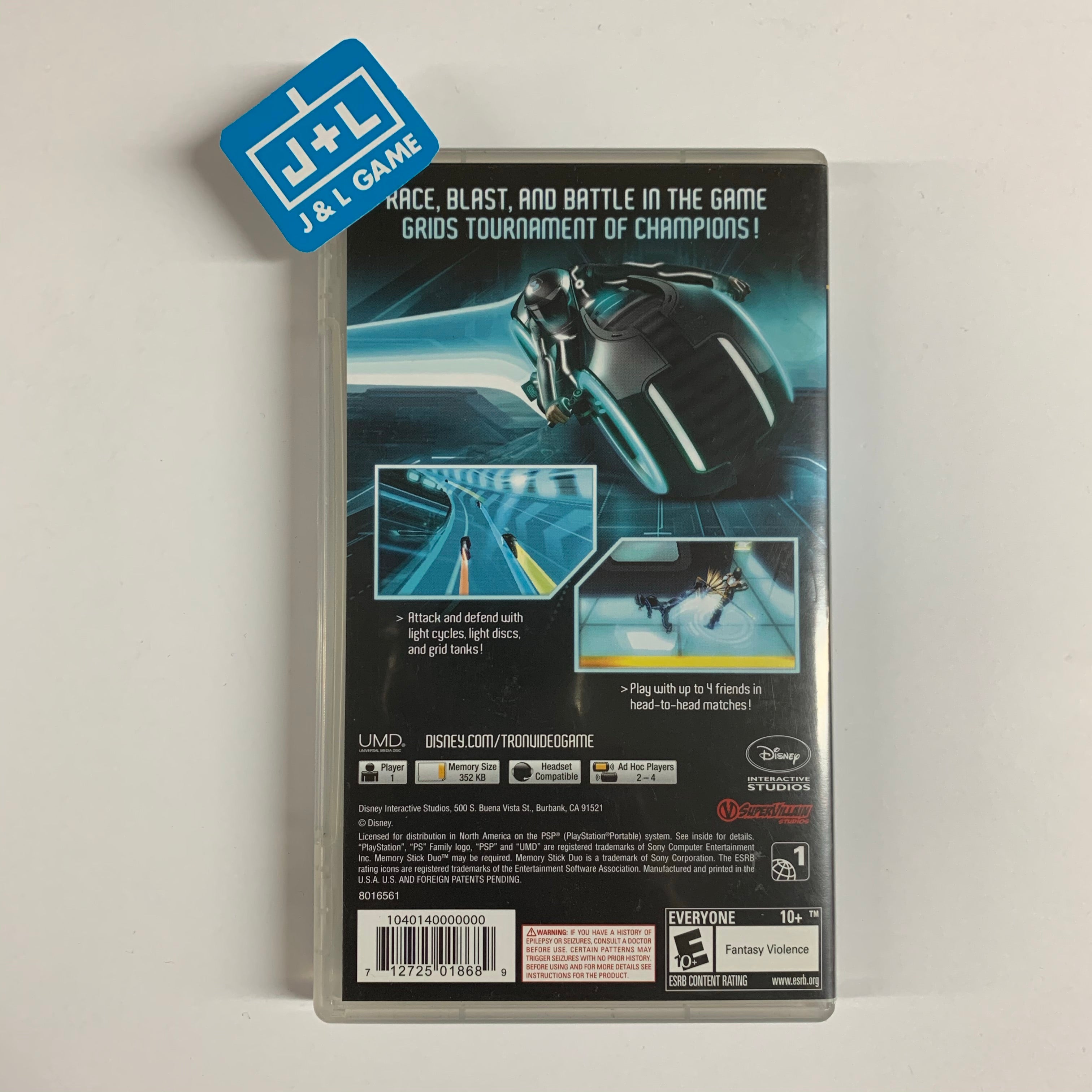TRON: Evolution - PSP | J&L Game