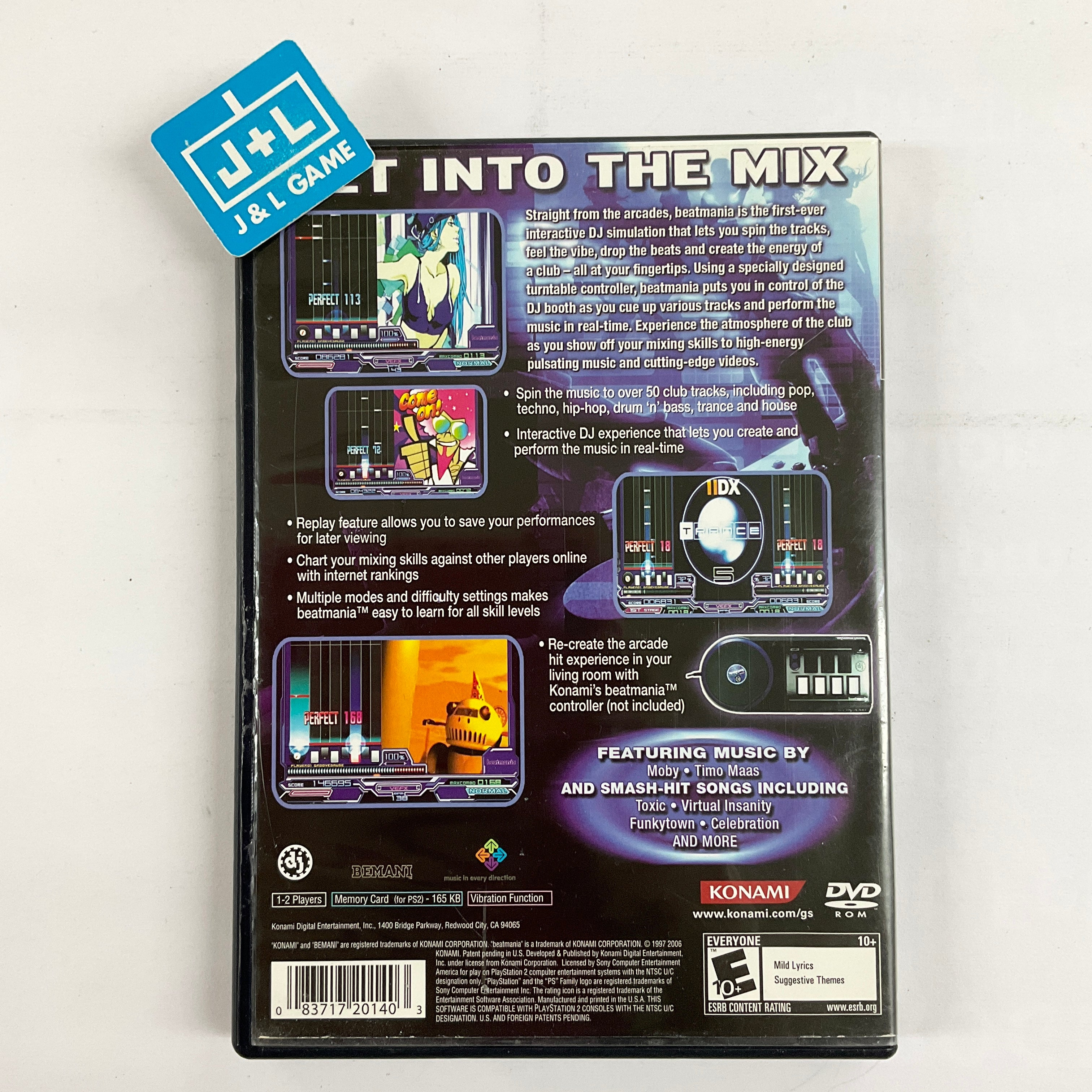 Beatmania - (PS2) PlayStation 2 [Pre-Owned] Video Games Konami   