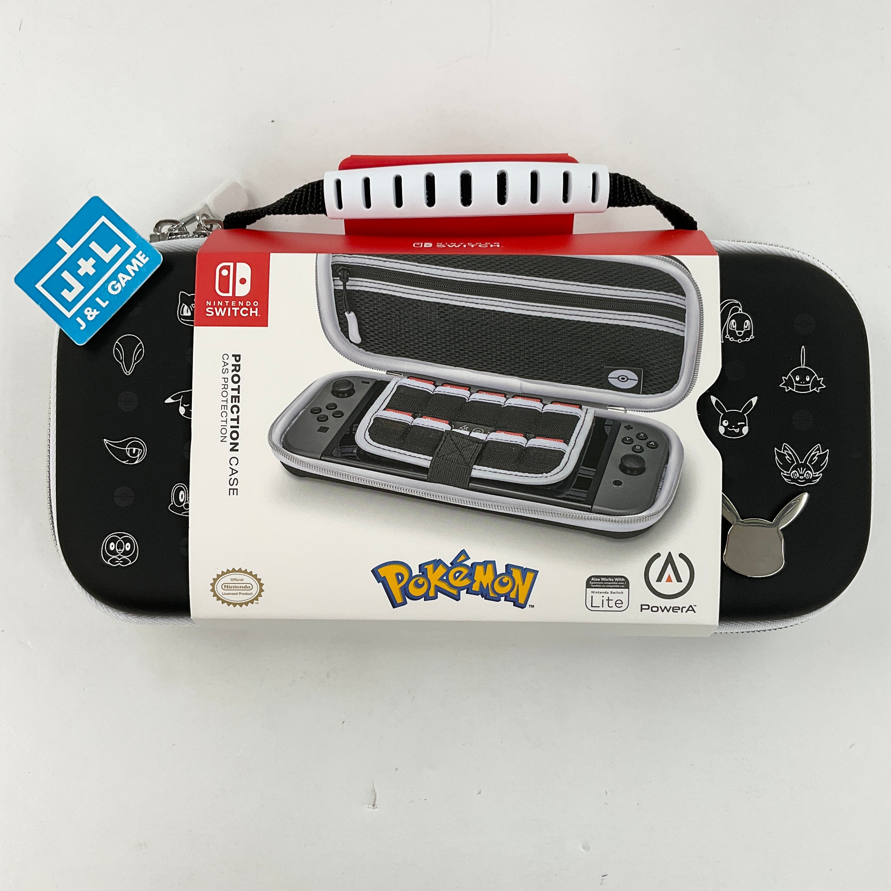 PowerA Protection Case (Pokemon Black & Silver) - (NSW) Nintendo Switch Accessories PowerA   