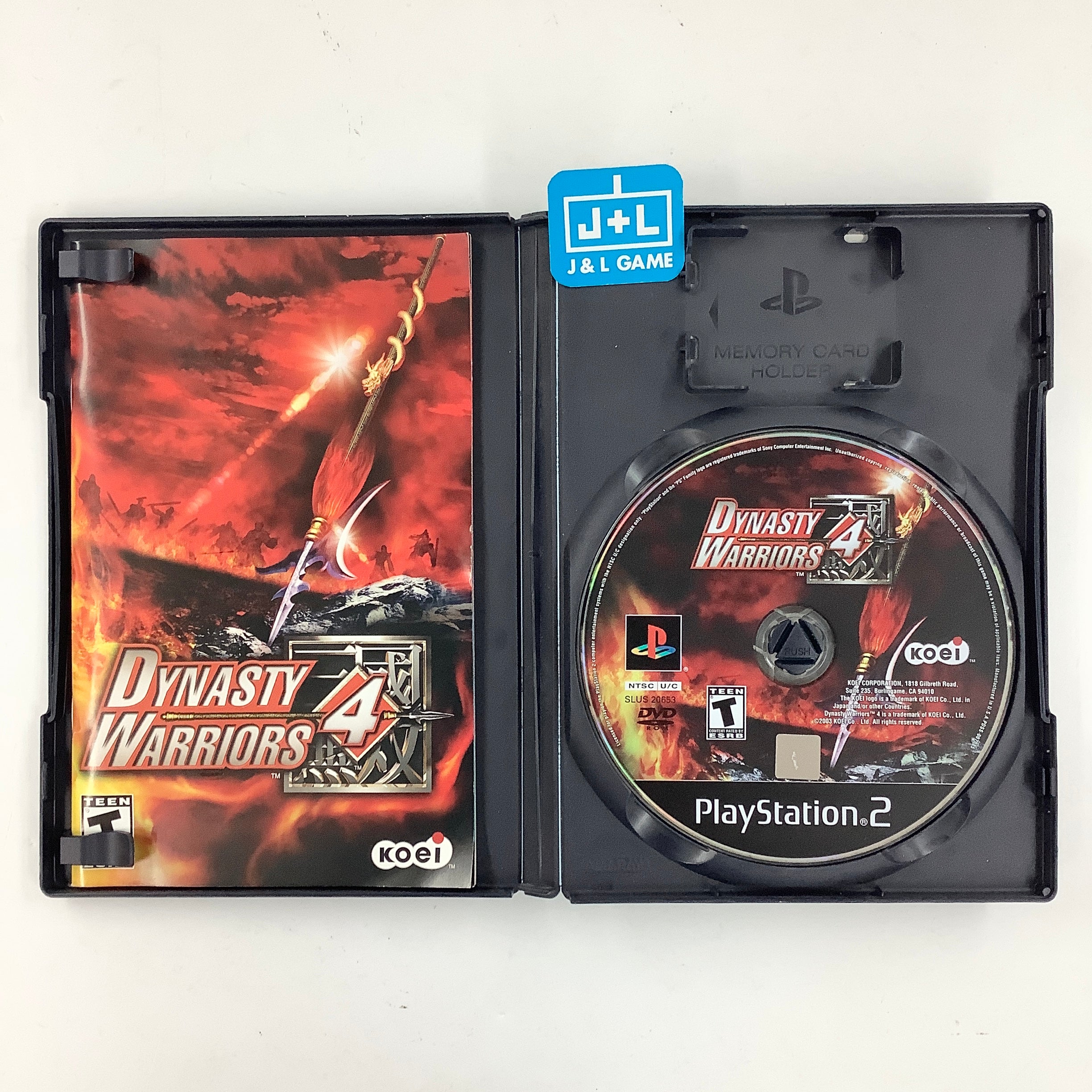 Dynasty Warriors 4 - (PS2) PlayStation 2 [Pre-Owned] Video Games Koei   