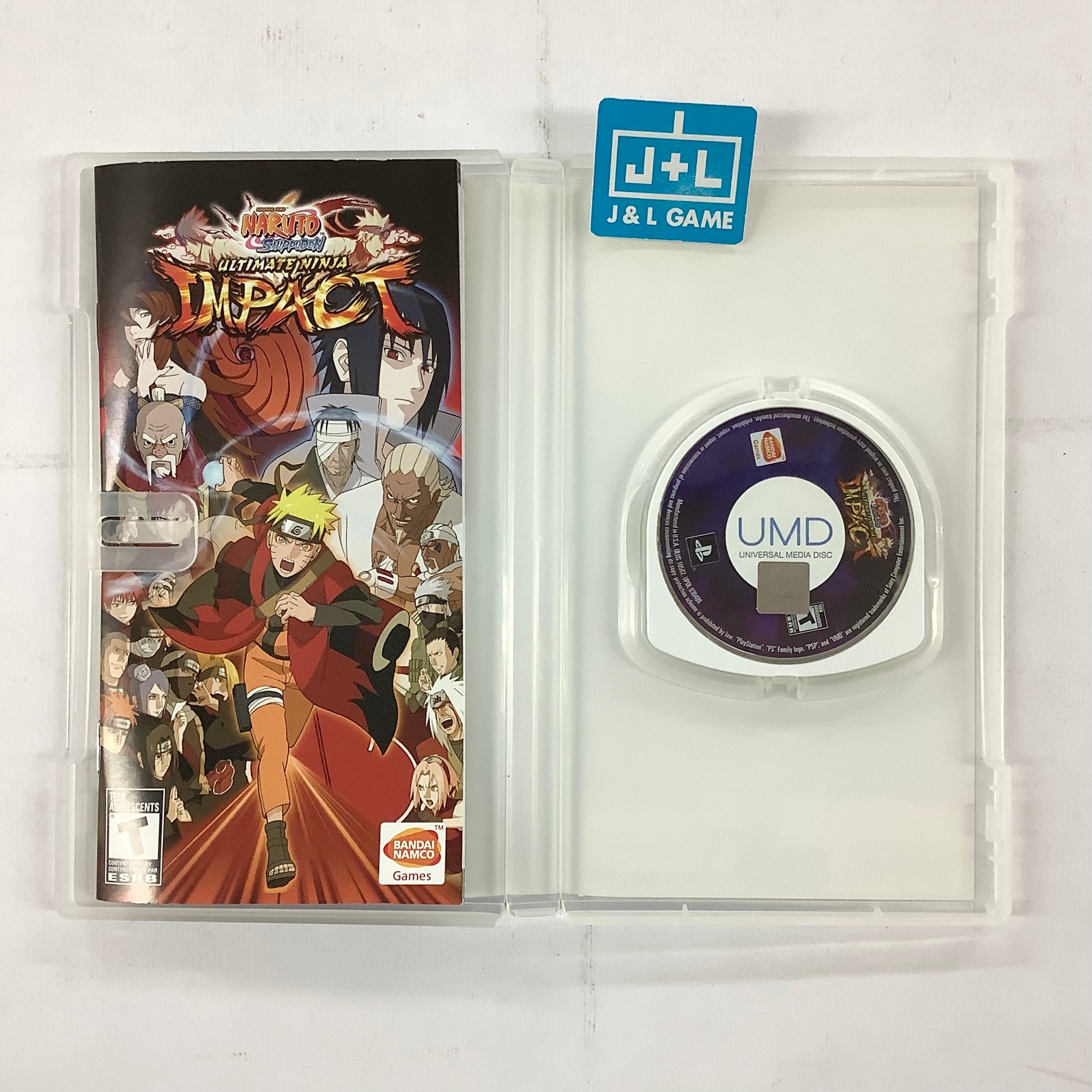 Naruto Shippuden: Ultimate Ninja Impact - Sony PSP [Pre-Owned] Video Games Namco Bandai Games   