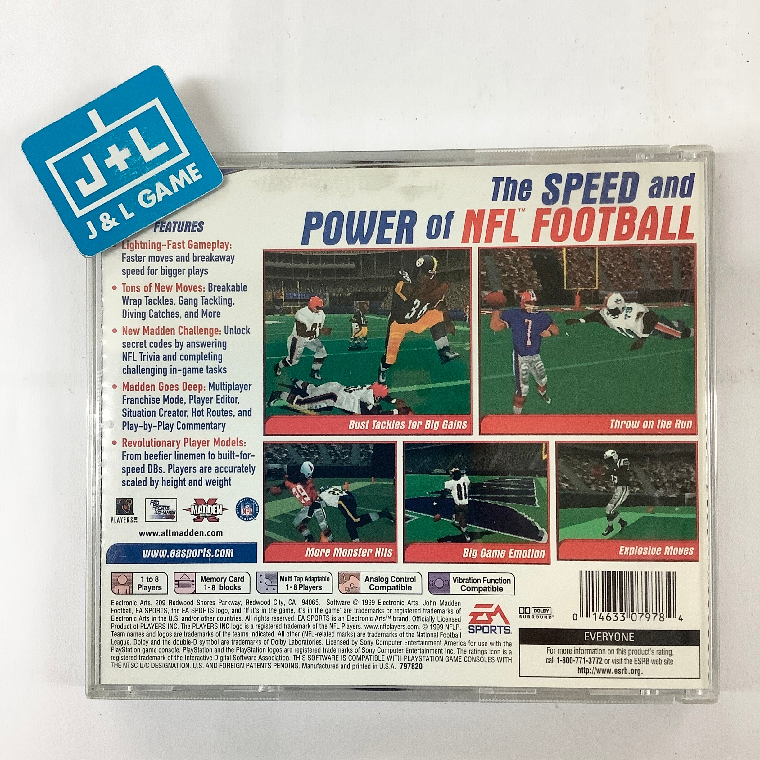 Madden NFL 2000 - (PS1) PlayStation 1 [Pre-Owned] Video Games EA Sports   