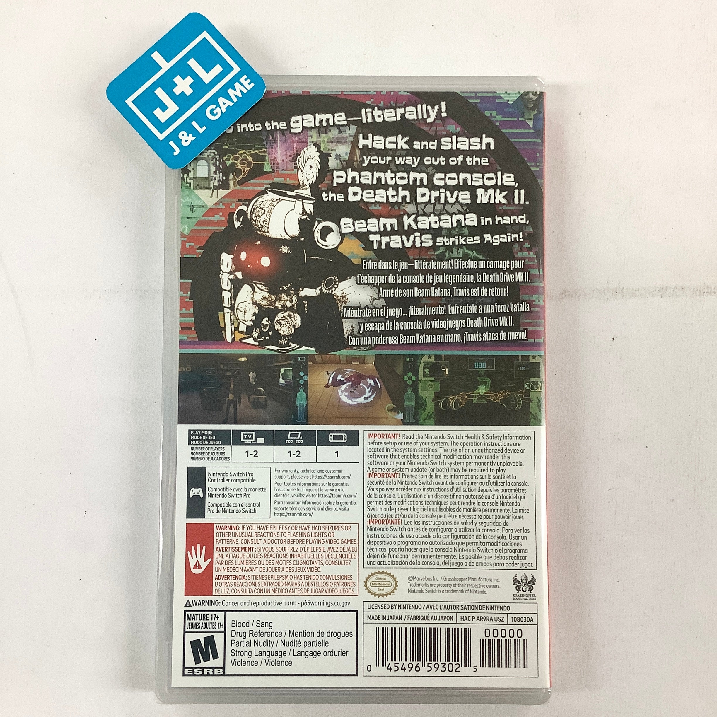 Travis Strikes Again: No More Heroes - (NSW) Nintendo Switch Video Games Nintendo   