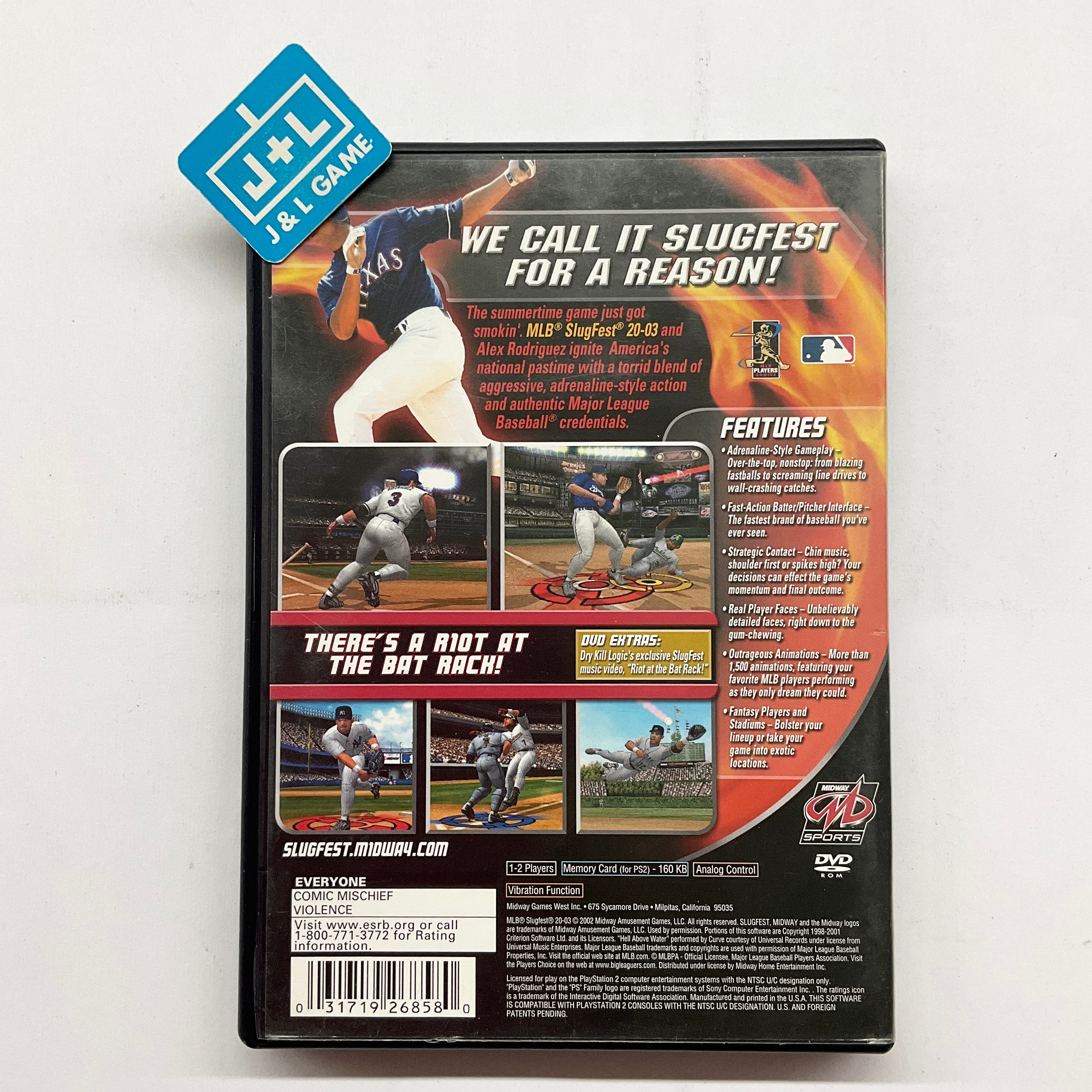 MLB Slugfest 2003 - (PS2) PlayStation 2 [Pre-Owned] Video Games Midway   