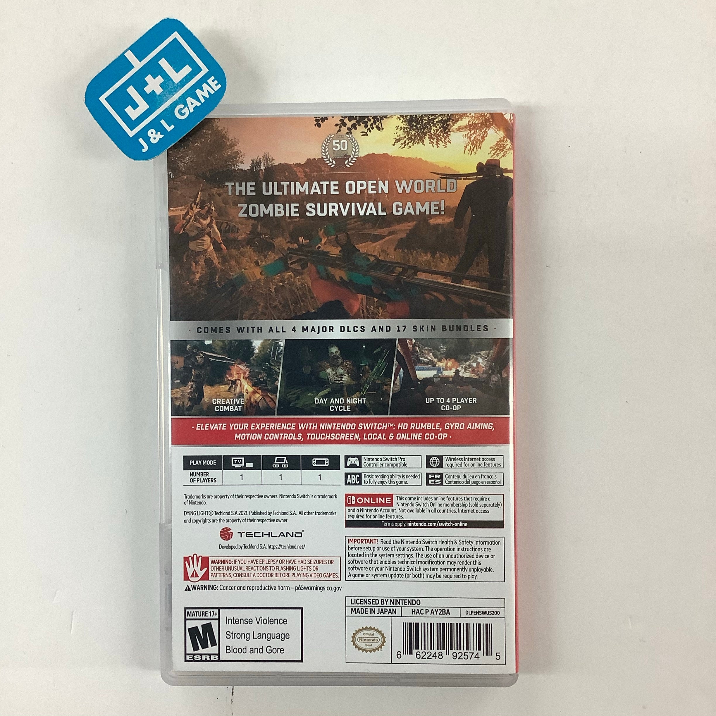 Dying Light: Platinum Edition - (NSW) Nintendo Switch [Pre-Owned] Video Games Techland   