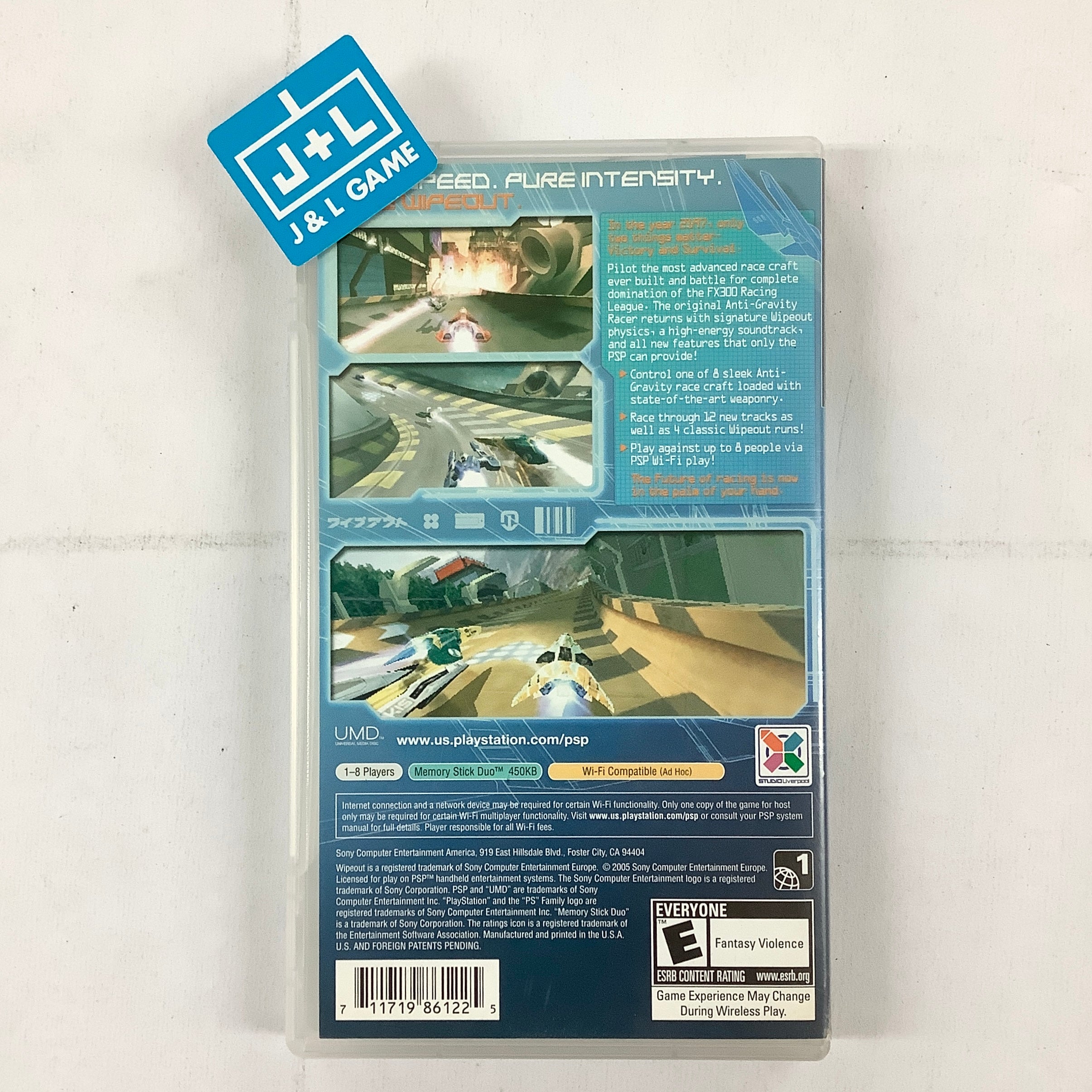Wipeout Pure - Sony PSP [Pre-Owned] Video Games SCEA   