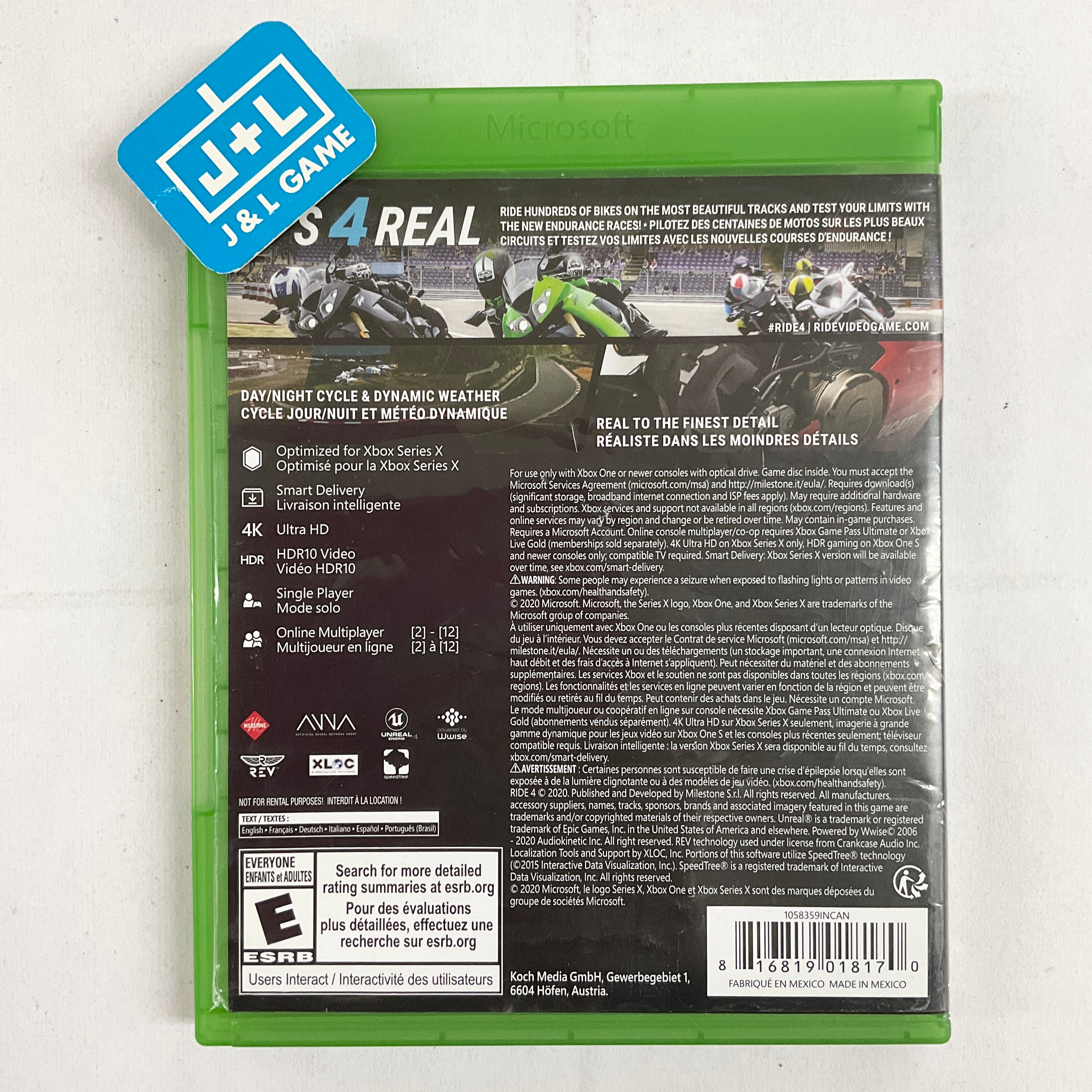 RIDE 4 - (XSX) Xbox Series X [Pre-Owned] Video Games Milestone S.r.l   