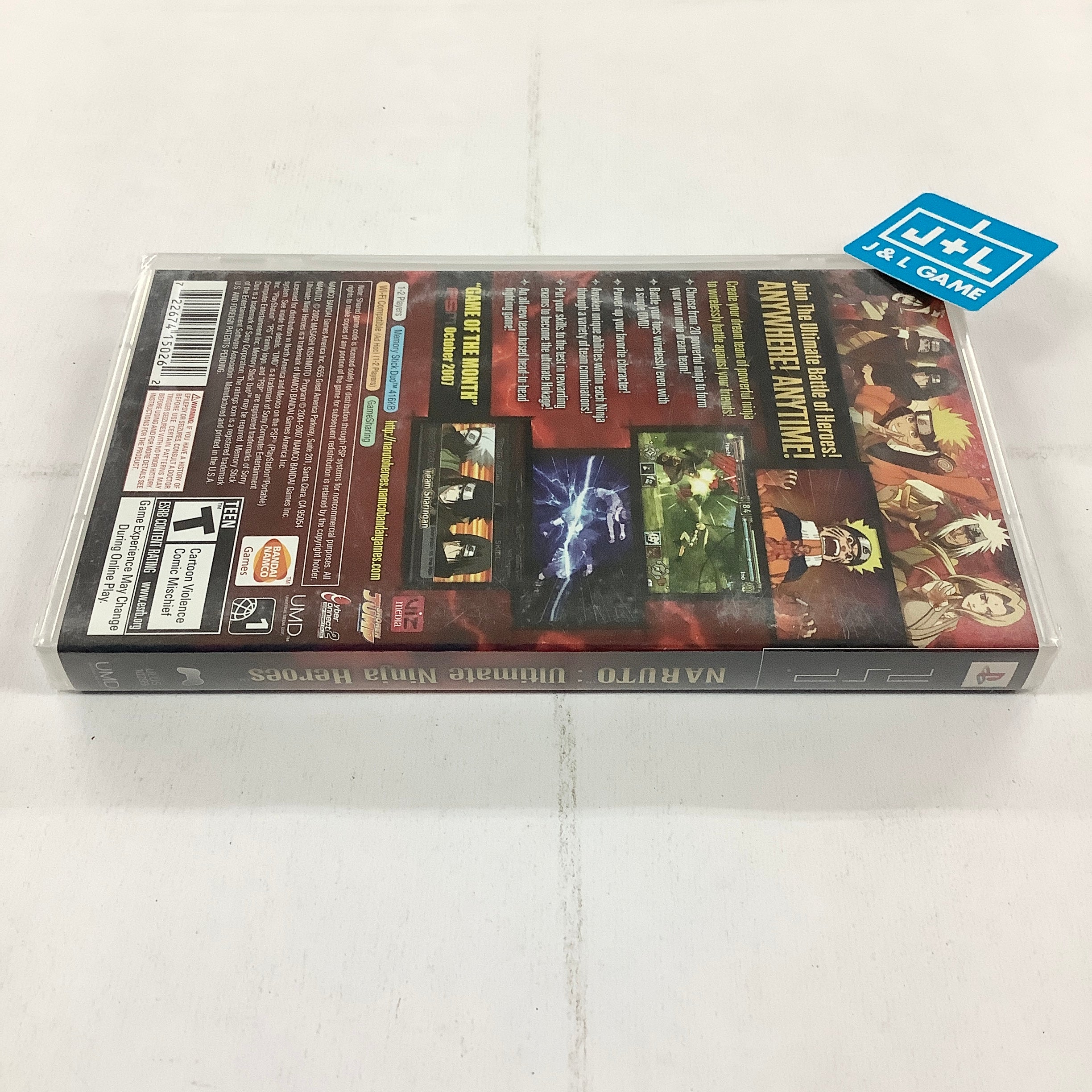 Naruto: Ultimate Ninja Heroes - Sony PSP Video Games Namco Bandai Games   