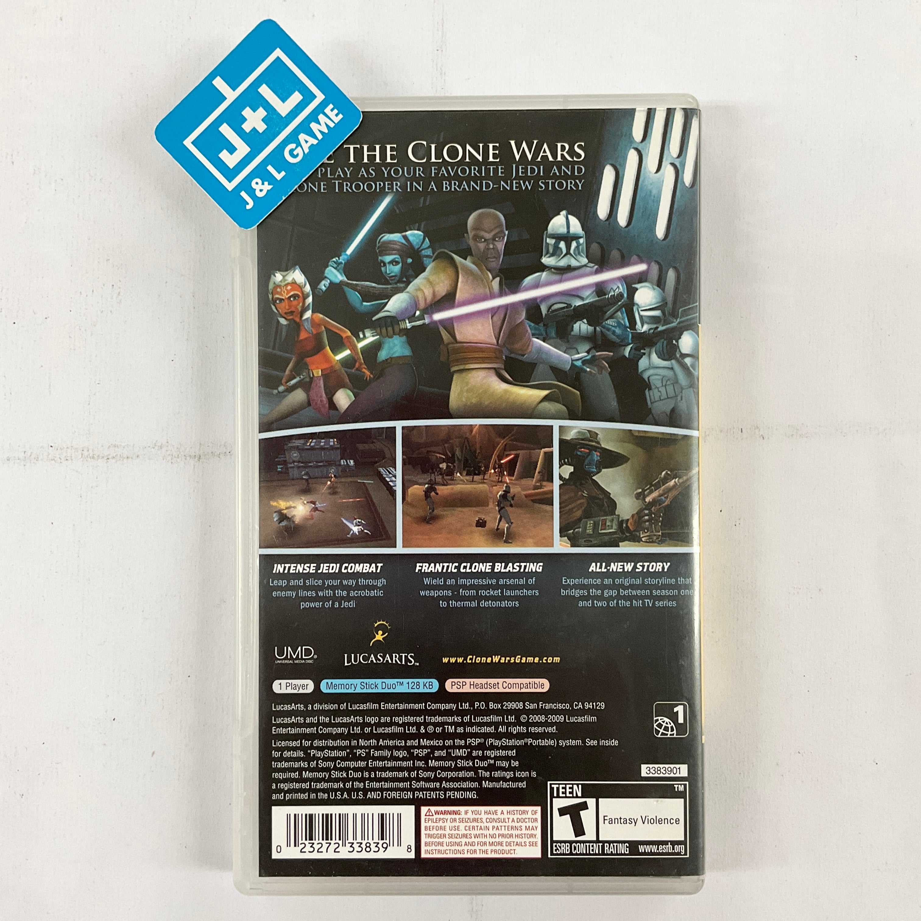 Star Wars The Clone Wars: Republic Heroes - Sony PSP [Pre-Owned] Video Games LucasArts   