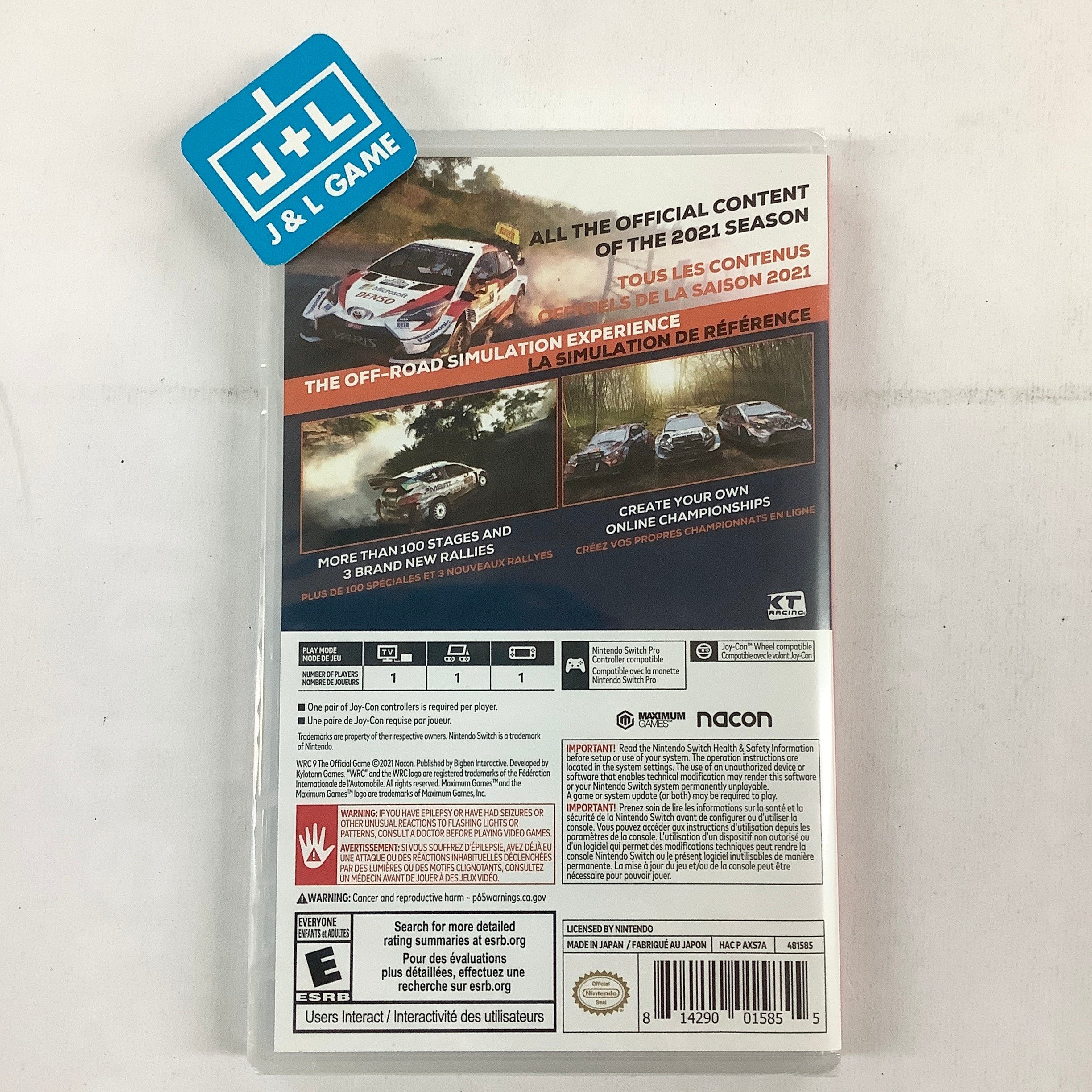 WRC 9 The Official Game - (NSW) Nintendo Switch Video Games Maximum Games   
