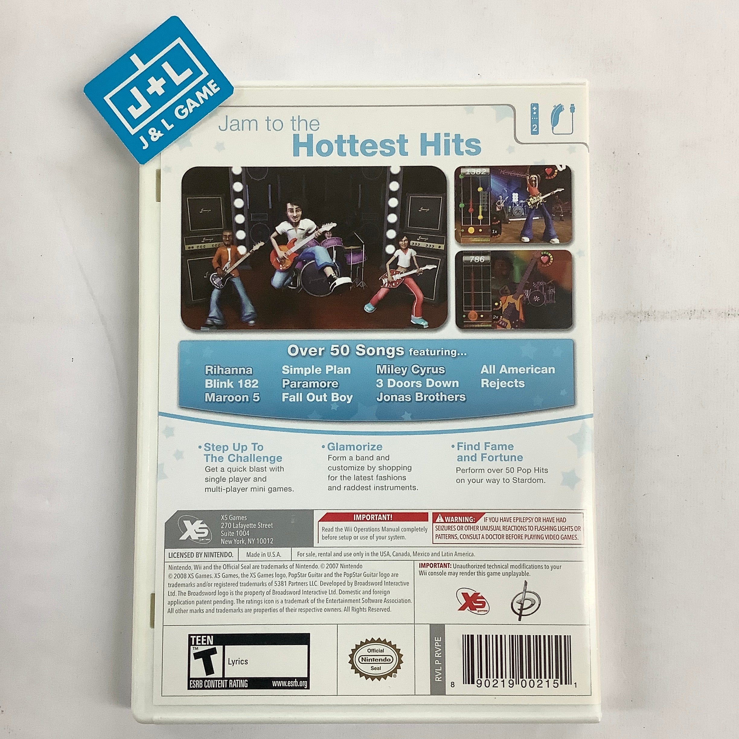 PopStar Guitar - Nintendo Wii [Pre-Owned] Video Games XS Games   