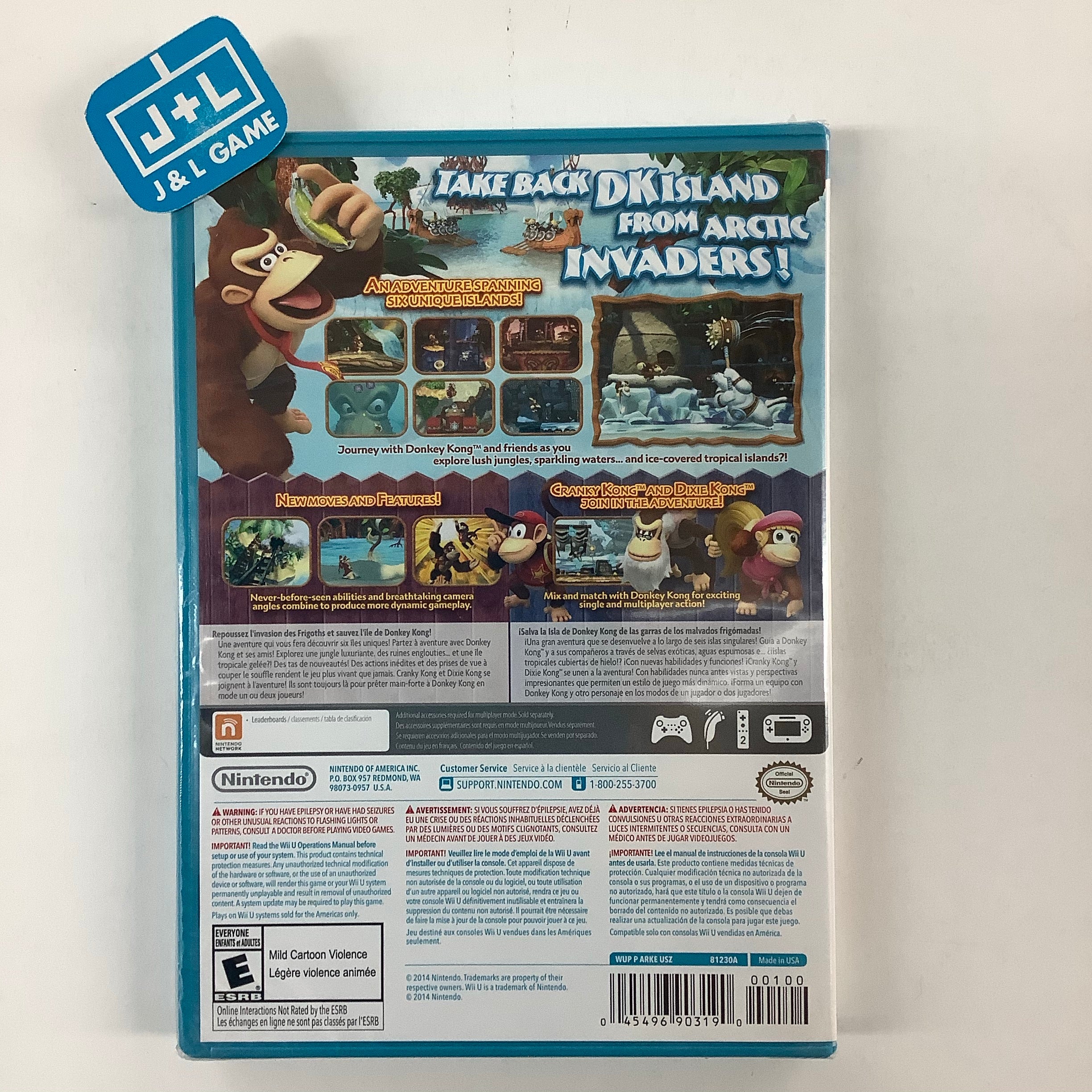 Donkey Kong Country: Tropical Freeze - Nintendo Wii U Video Games Nintendo   