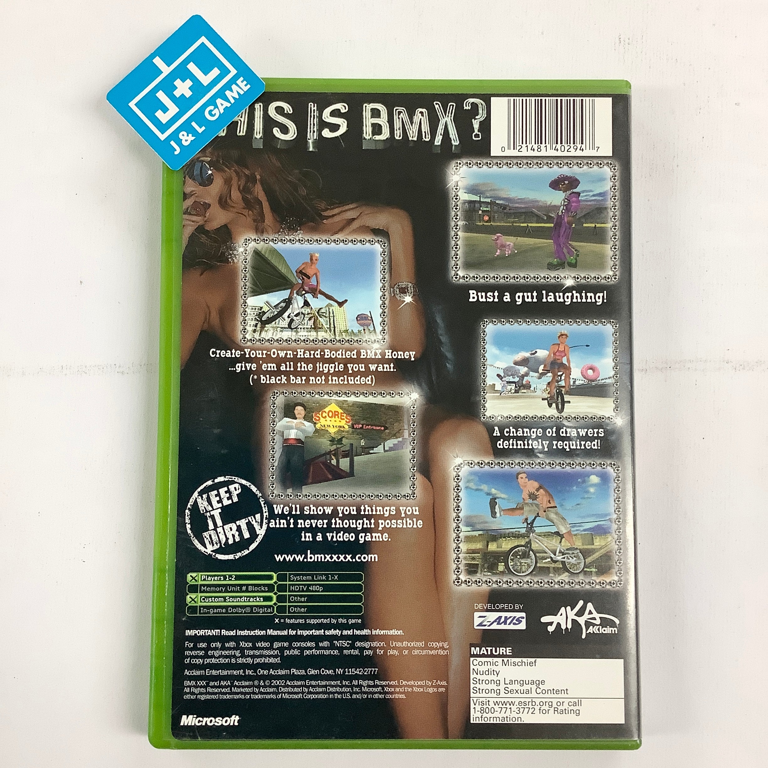 BMX XXX - (XB) Xbox [Pre-Owned] | J&L Game
