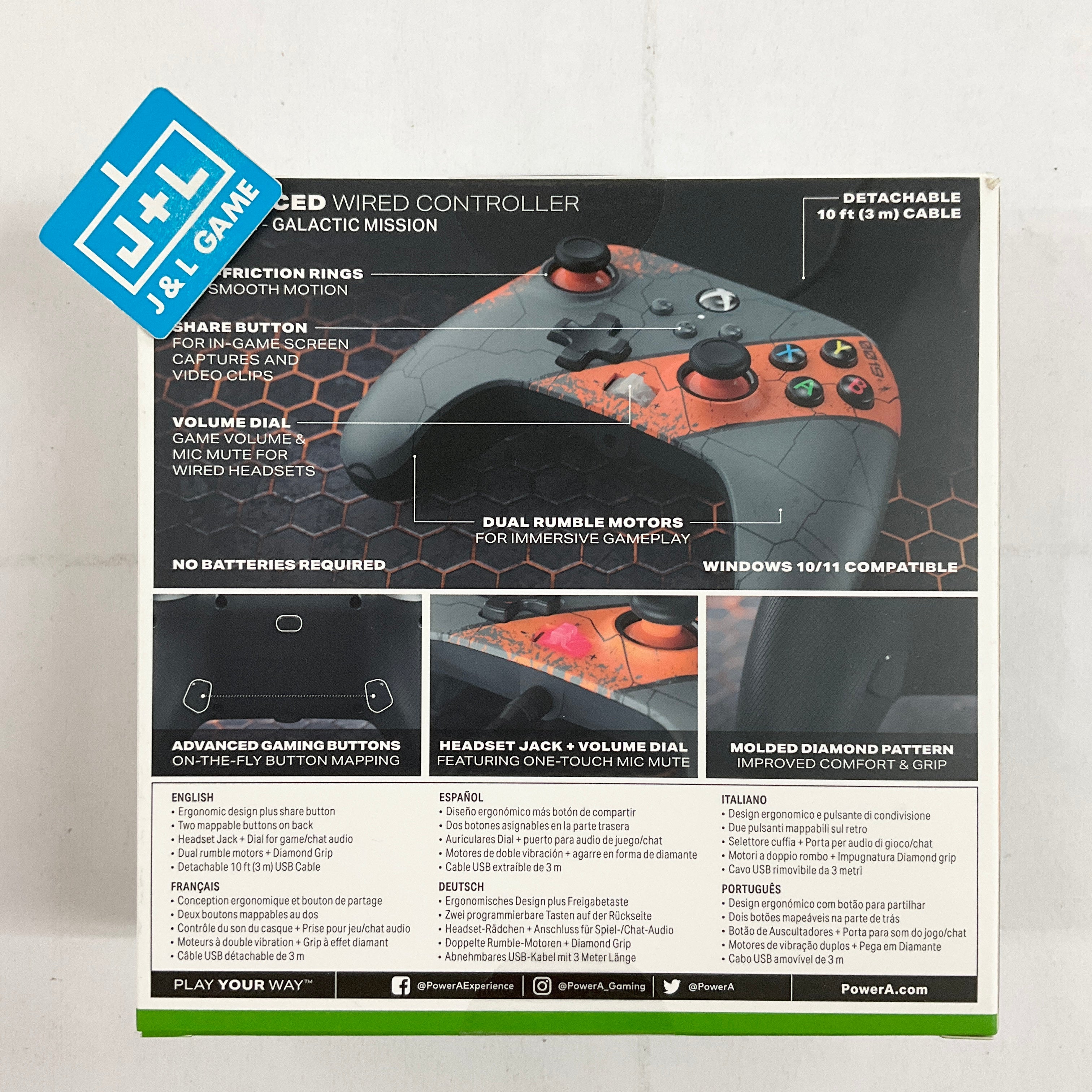 PowerA Enhanced Wired Controller (Galactic Mission) - (XSX) Xbox Series X Accessories PowerA   
